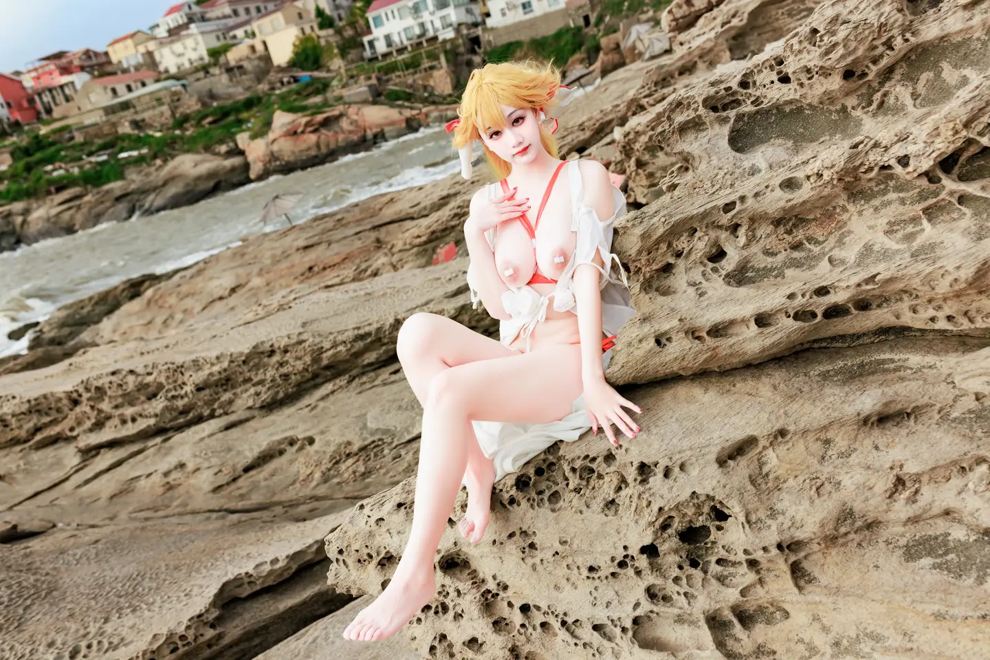 a-xue-xue - No.077 Fate/Grand Order Nero (Swimsuit) (101 photos) - A Xue Xue (阿雪雪) - Photo 9 of 101