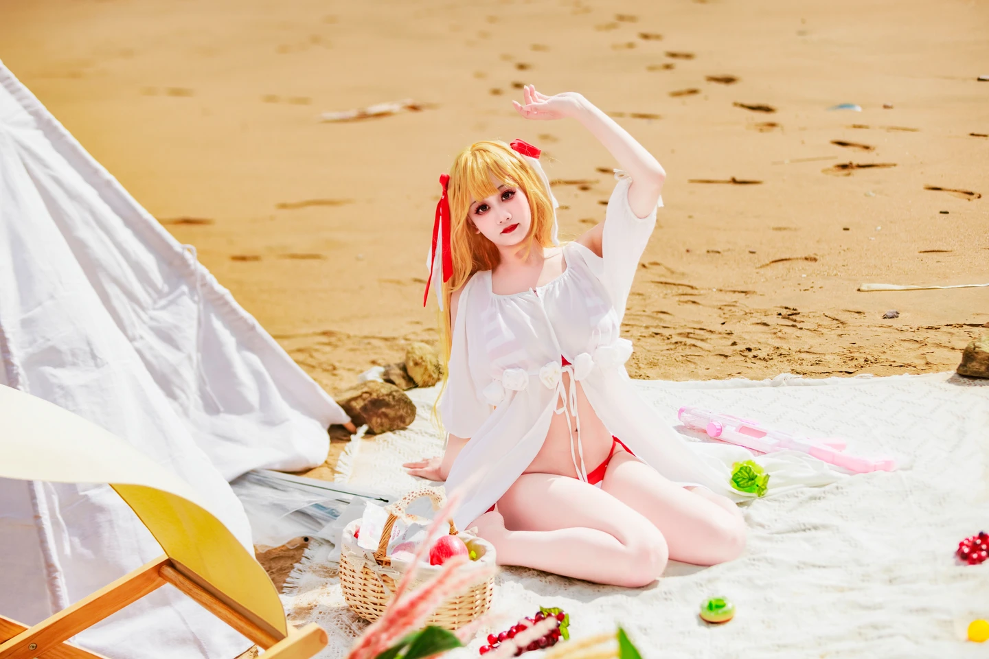 a-xue-xue - No.077 Fate/Grand Order Nero (Swimsuit) (101 photos) - A Xue Xue (阿雪雪) - Photo 10 of 101