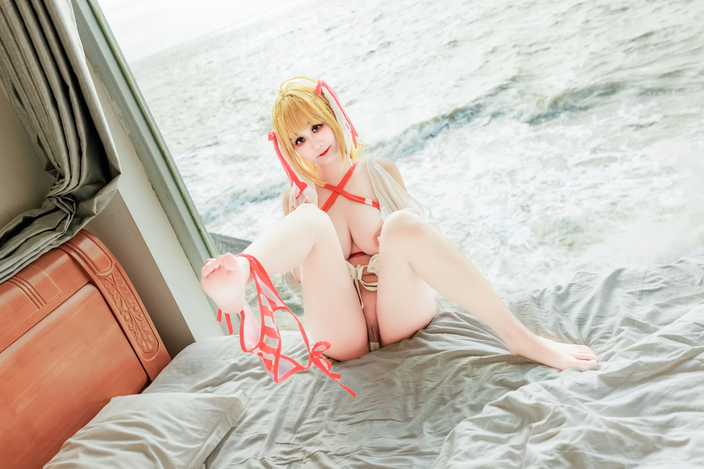 a-xue-xue - No.077 Fate/Grand Order Nero (Swimsuit) (101 photos) - A Xue Xue (阿雪雪) - Photo 15 of 101