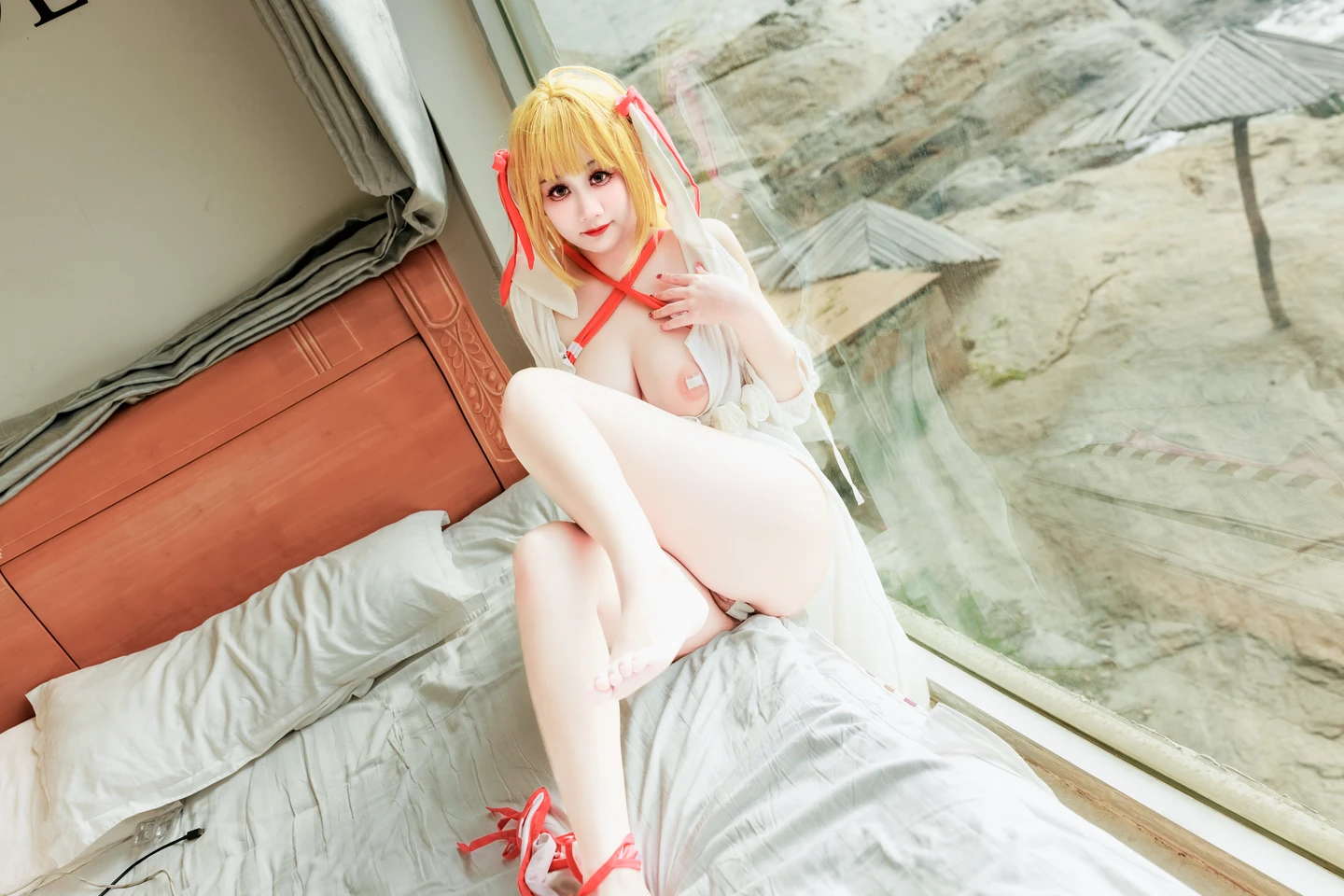 a-xue-xue - No.077 Fate/Grand Order Nero (Swimsuit) (101 photos) - A Xue Xue (阿雪雪) - Photo 23 of 101