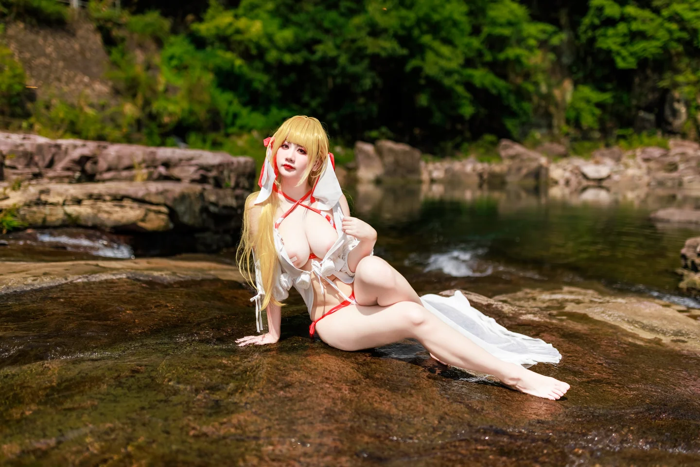 a-xue-xue - No.077 Fate/Grand Order Nero (Swimsuit) (101 photos) - A Xue Xue (阿雪雪) - Photo 33 of 101
