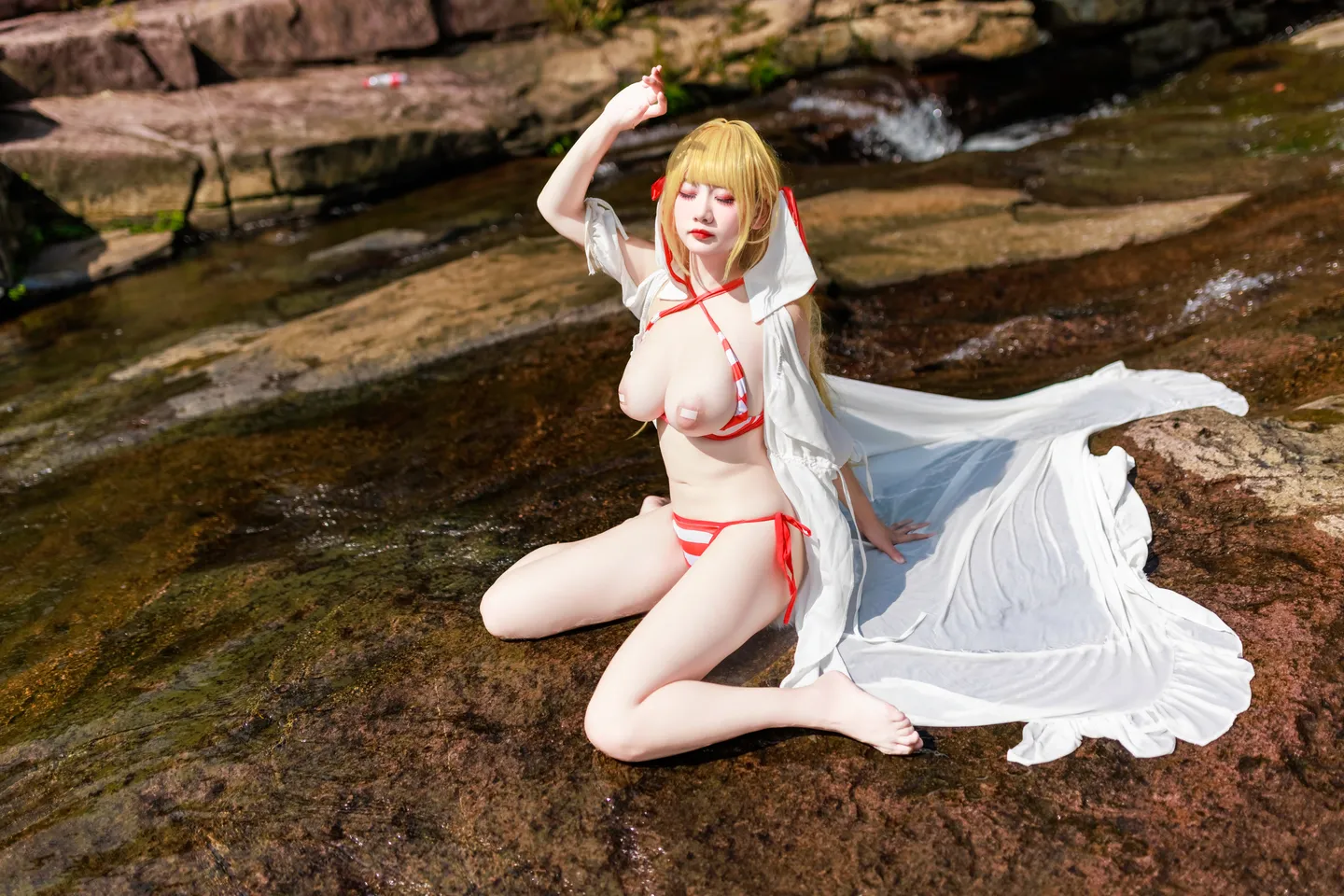 a-xue-xue - No.077 Fate/Grand Order Nero (Swimsuit) (101 photos) - A Xue Xue (阿雪雪) - Photo 37 of 101