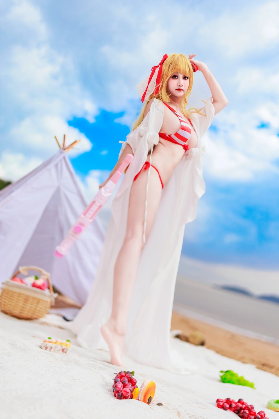 a-xue-xue - No.077 Fate/Grand Order Nero (Swimsuit) (101 photos) - A Xue Xue (阿雪雪) - Photo 40 of 101