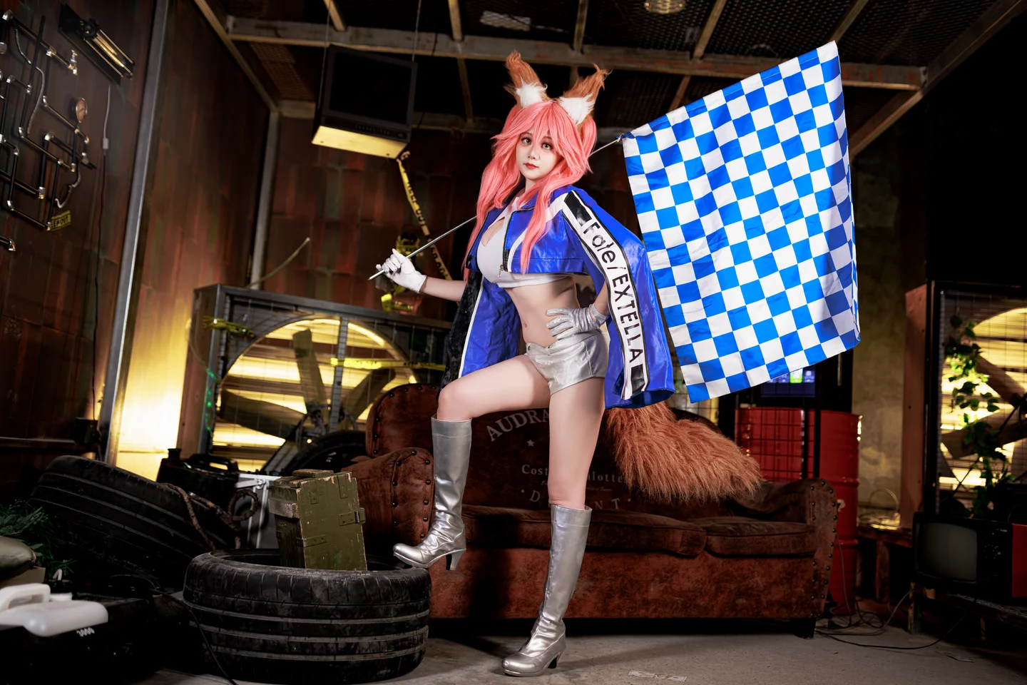 a-xue-xue - No.078 Fate/Grand Order Tamamo-no-Mae Racing [90P, (90 photos) - A Xue Xue (阿雪雪) - Photo 2 of 90