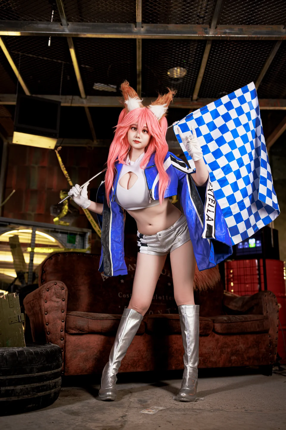 a-xue-xue - No.078 Fate/Grand Order Tamamo-no-Mae Racing [90P, (90 photos) - A Xue Xue (阿雪雪) - Photo 4 of 90