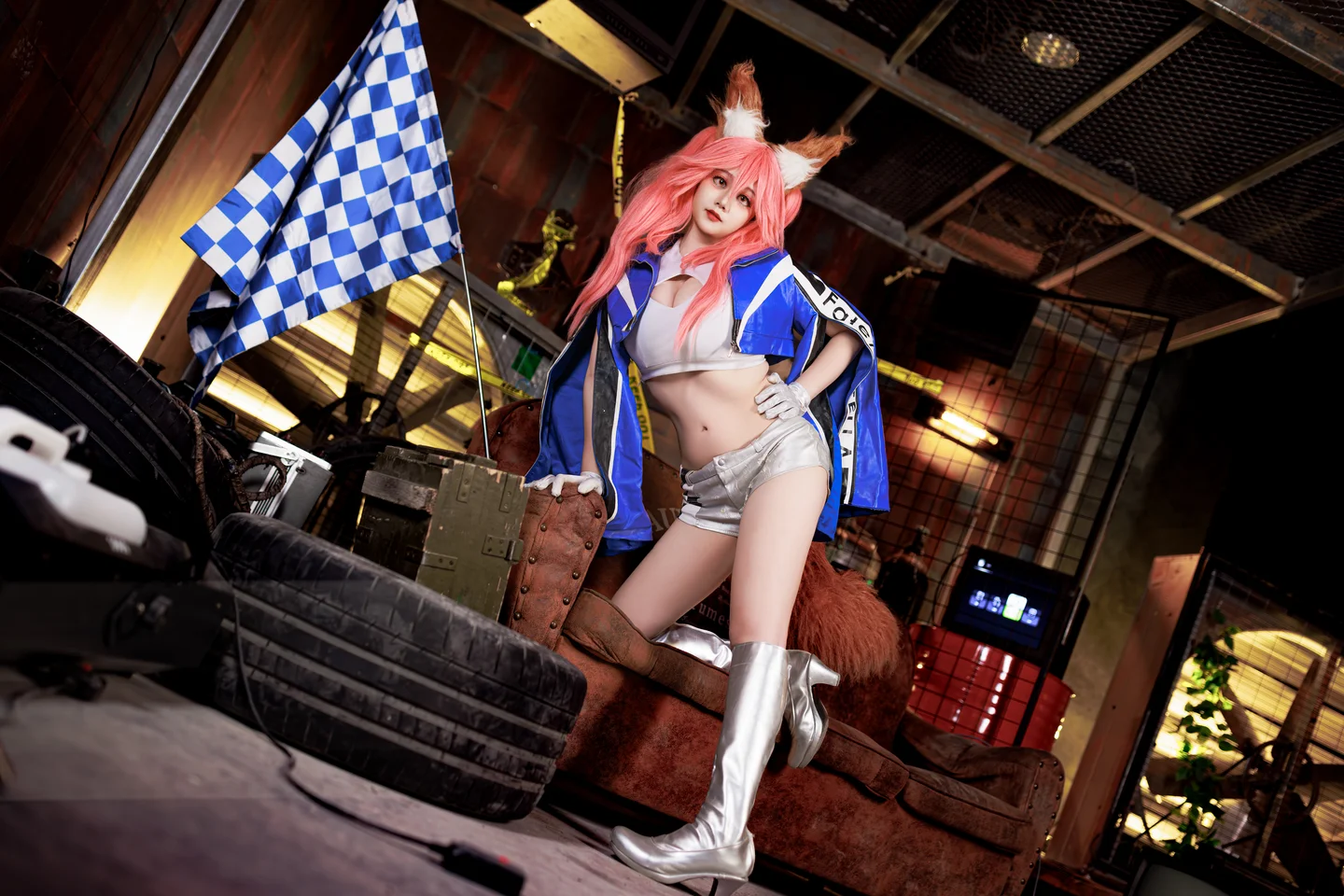a-xue-xue - No.078 Fate/Grand Order Tamamo-no-Mae Racing [90P, (90 photos) - A Xue Xue (阿雪雪) - Photo 6 of 90