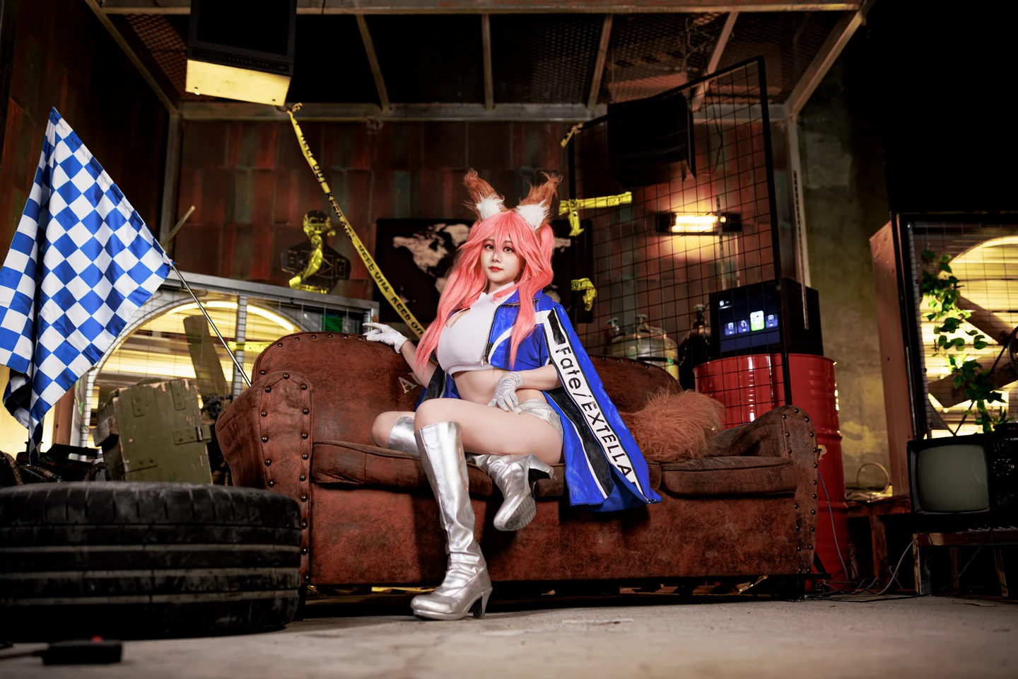a-xue-xue - No.078 Fate/Grand Order Tamamo-no-Mae Racing [90P, (90 photos) - A Xue Xue (阿雪雪) - Photo 8 of 90