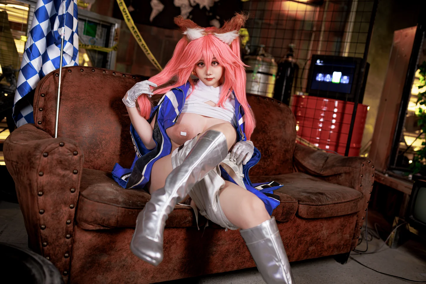 a-xue-xue - No.078 Fate/Grand Order Tamamo-no-Mae Racing [90P, (90 photos) - A Xue Xue (阿雪雪) - Photo 17 of 90