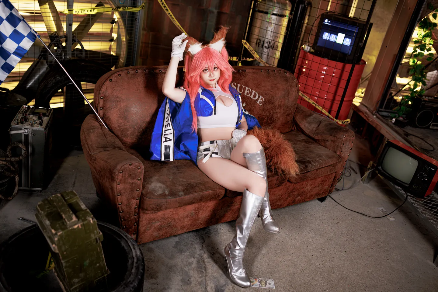 a-xue-xue - No.078 Fate/Grand Order Tamamo-no-Mae Racing [90P, (90 photos) - A Xue Xue (阿雪雪) - Photo 32 of 90