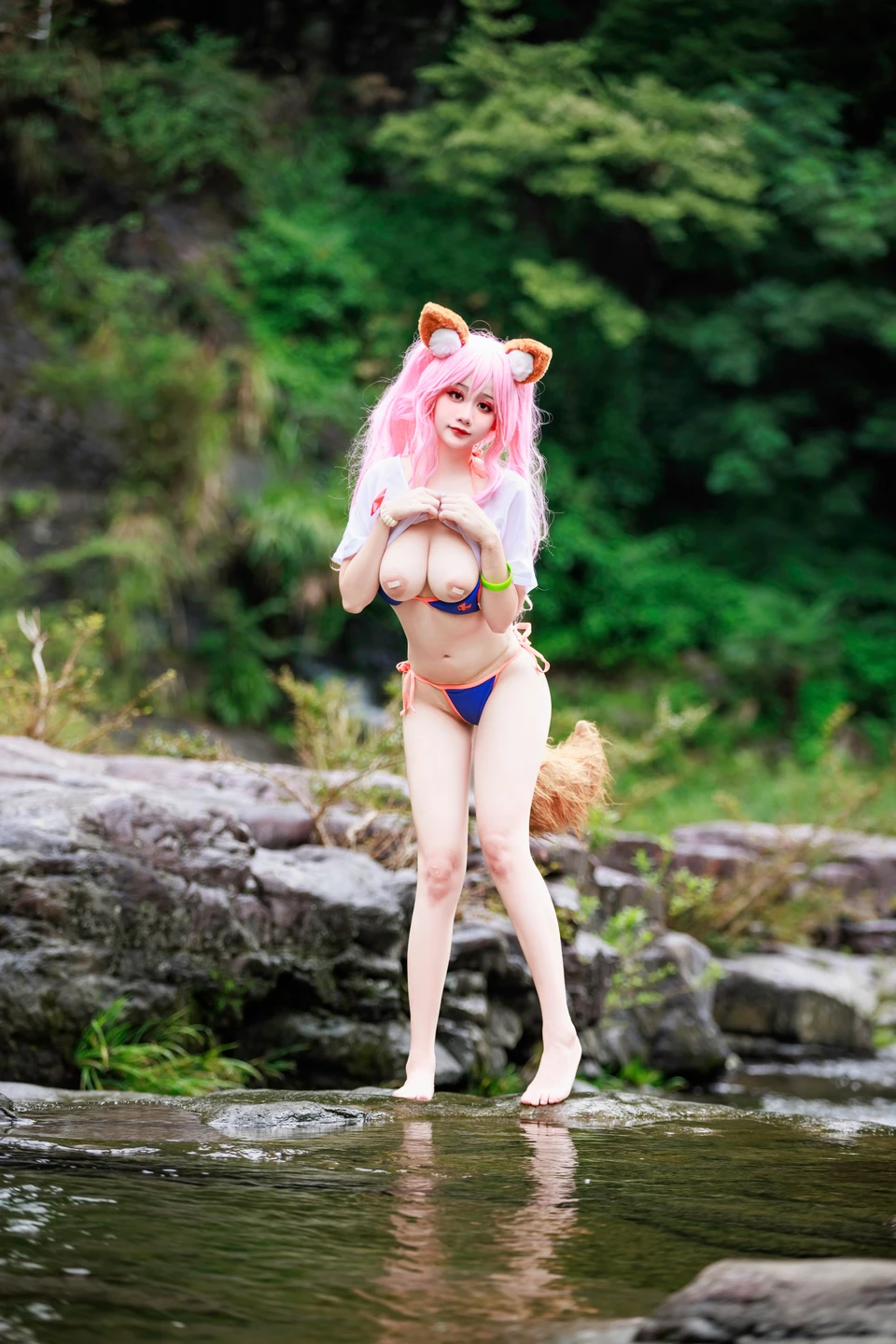 a-xue-xue - No.079 Fate/Grand Order Tamamo (Swimsuit) (76 photos) - A Xue Xue (阿雪雪) - Photo 1 of 76