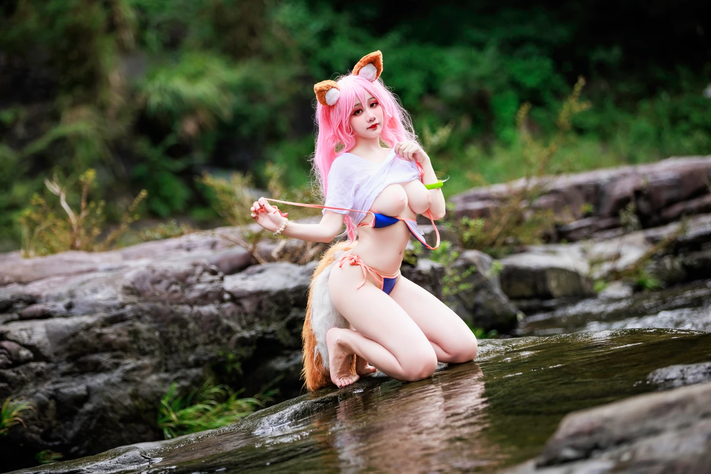 a-xue-xue - No.079 Fate/Grand Order Tamamo (Swimsuit) (76 photos) - A Xue Xue (阿雪雪) - Photo 7 of 76