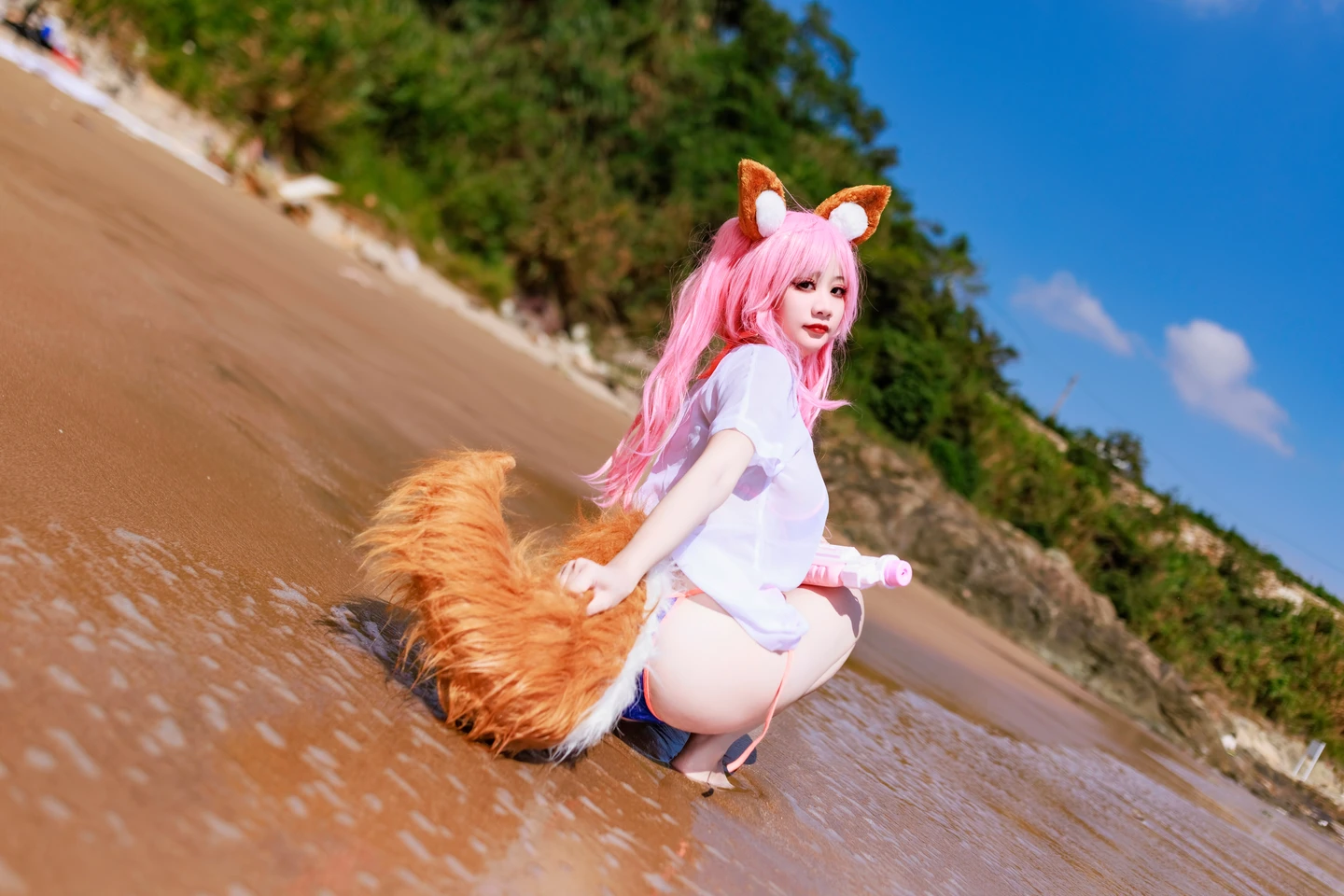 a-xue-xue - No.079 Fate/Grand Order Tamamo (Swimsuit) (76 photos) - A Xue Xue (阿雪雪) - Photo 8 of 76