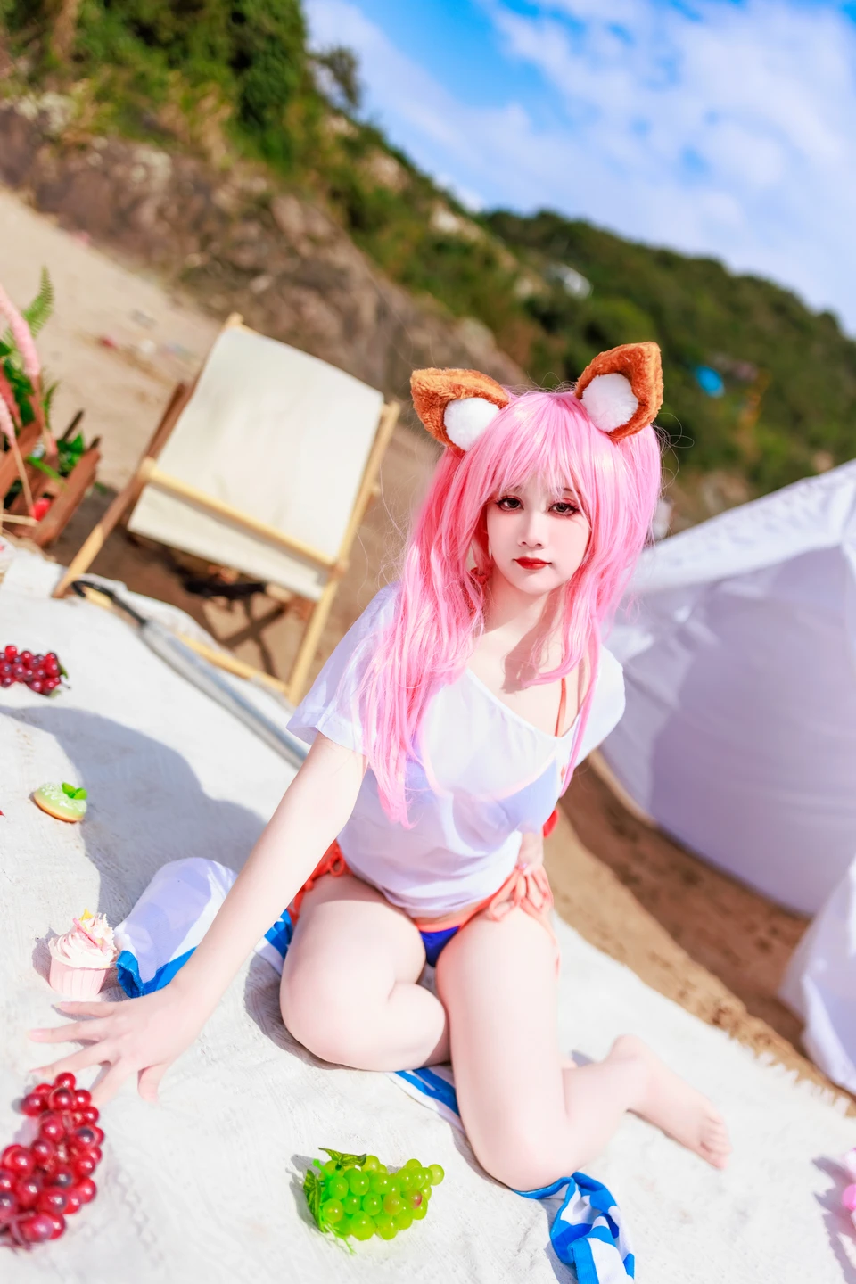 a-xue-xue - No.079 Fate/Grand Order Tamamo (Swimsuit) (76 photos) - A Xue Xue (阿雪雪) - Photo 14 of 76