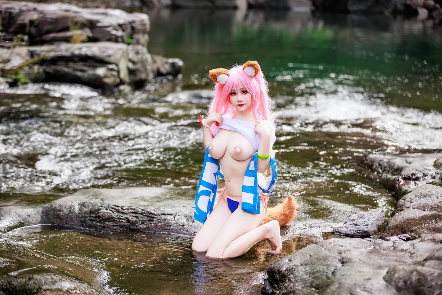 a-xue-xue - No.079 Fate/Grand Order Tamamo (Swimsuit) (76 photos) - A Xue Xue (阿雪雪) - Photo 17 of 76