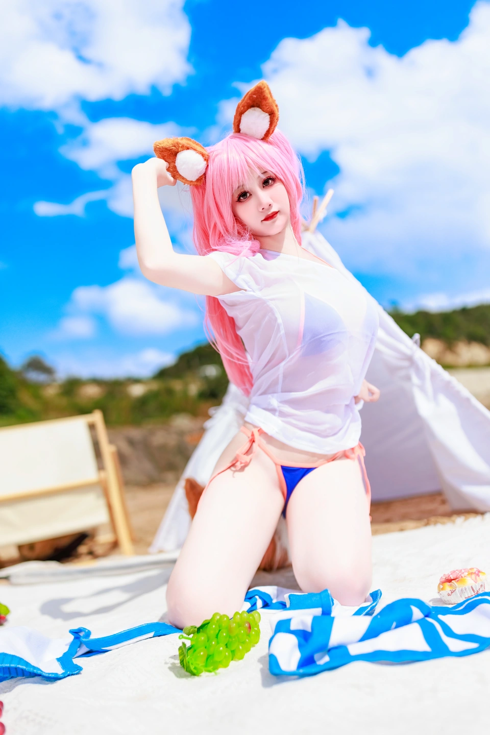 a-xue-xue - No.079 Fate/Grand Order Tamamo (Swimsuit) (76 photos) - A Xue Xue (阿雪雪) - Photo 18 of 76