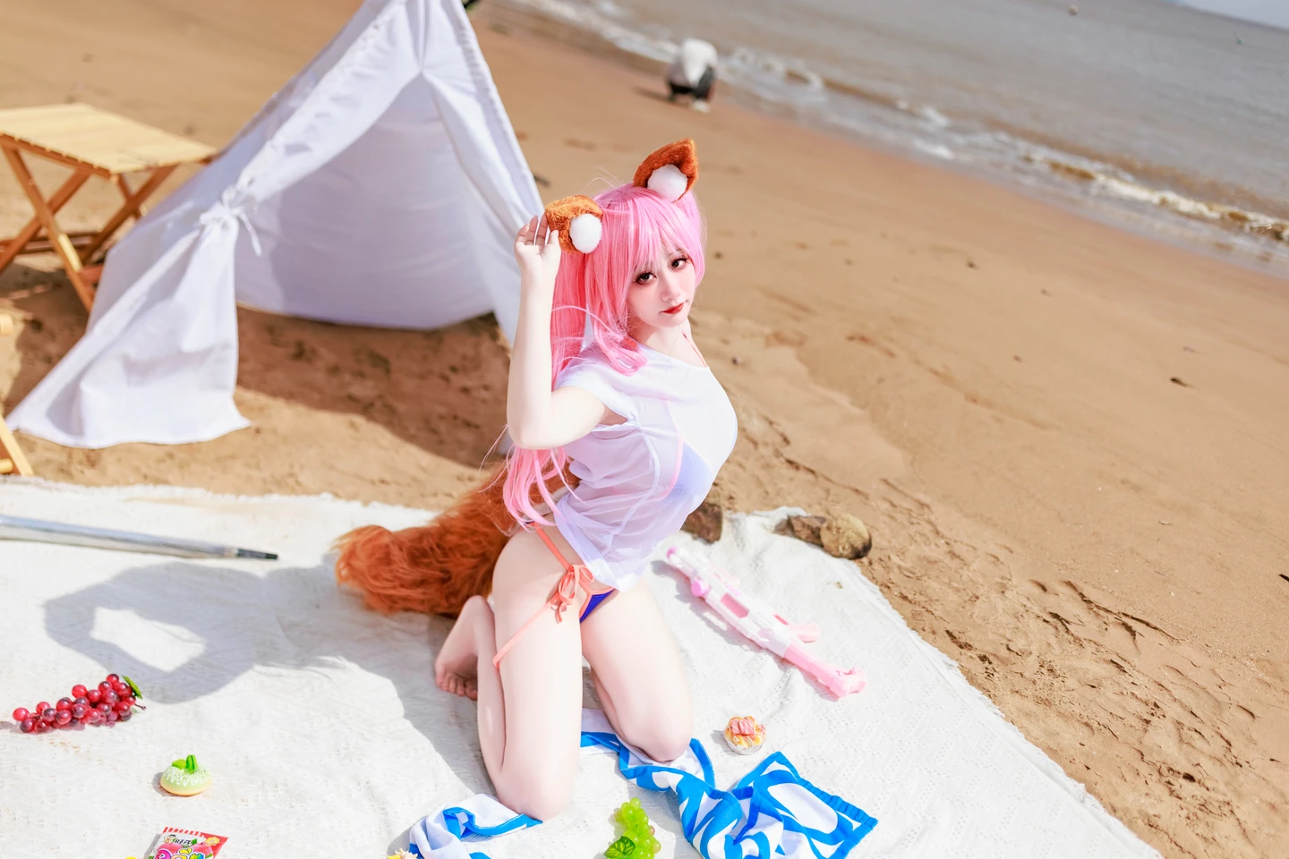 a-xue-xue - No.079 Fate/Grand Order Tamamo (Swimsuit) (76 photos) - A Xue Xue (阿雪雪) - Photo 20 of 76