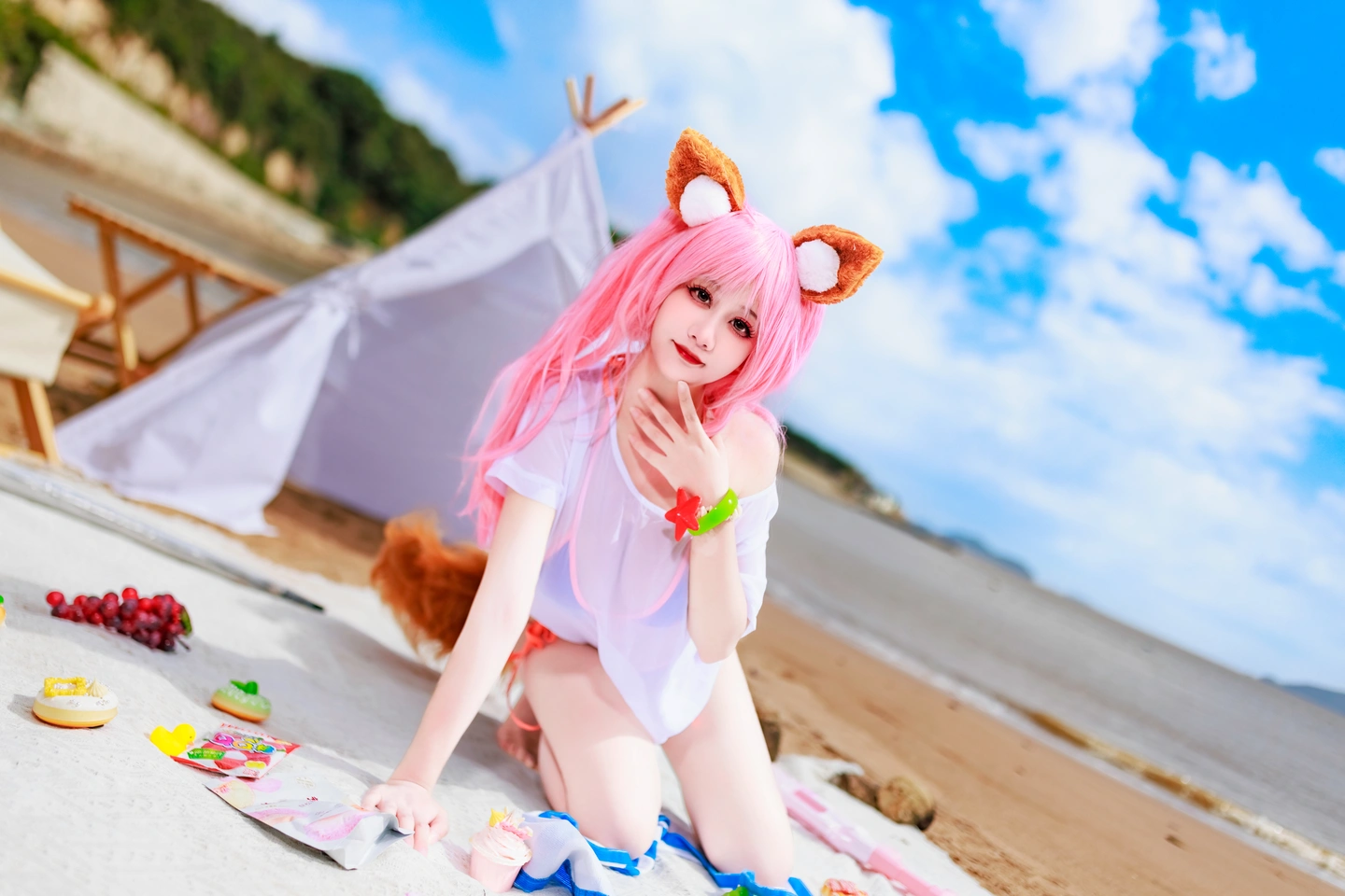 a-xue-xue - No.079 Fate/Grand Order Tamamo (Swimsuit) (76 photos) - A Xue Xue (阿雪雪) - Photo 24 of 76
