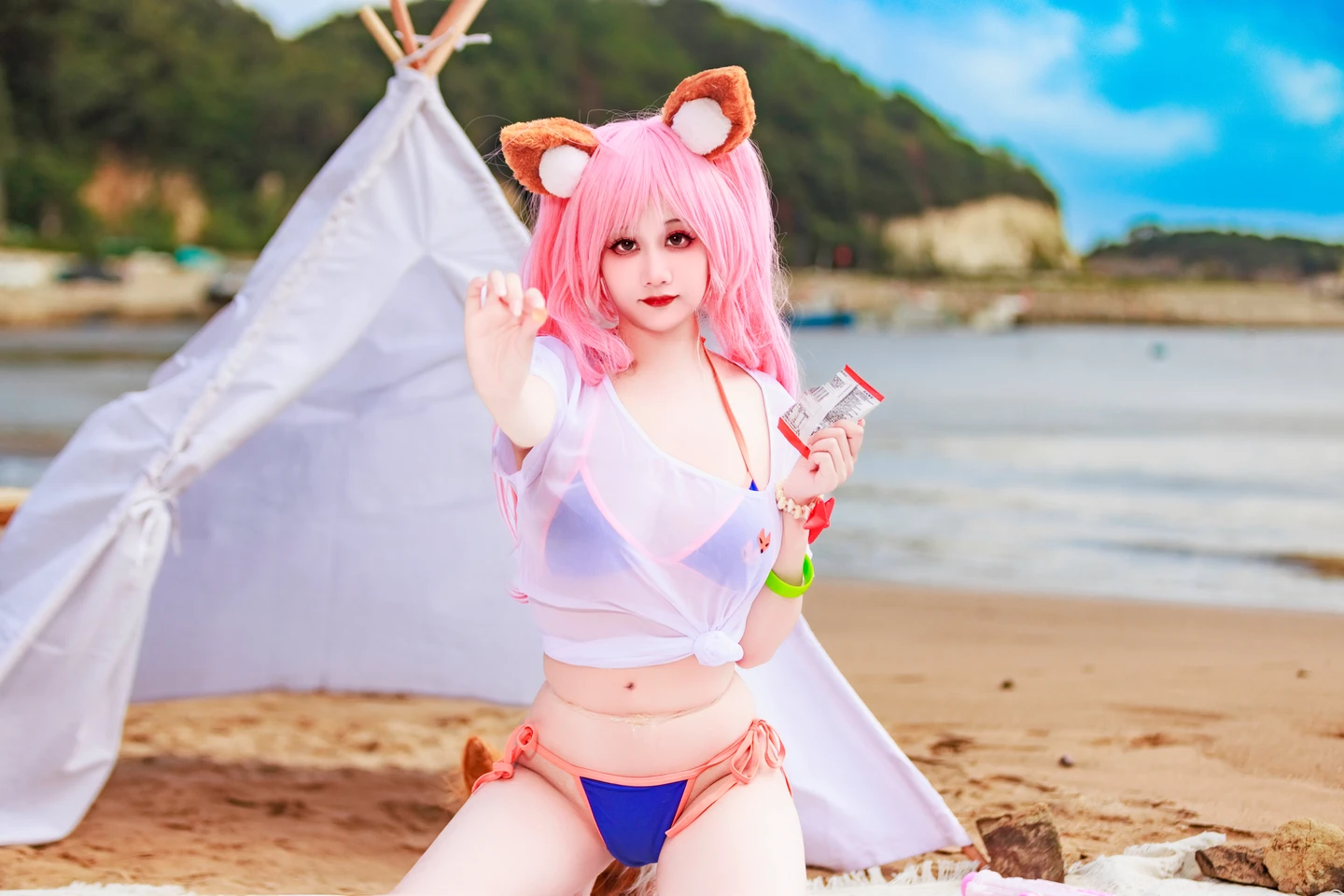 a-xue-xue - No.079 Fate/Grand Order Tamamo (Swimsuit) (76 photos) - A Xue Xue (阿雪雪) - Photo 30 of 76