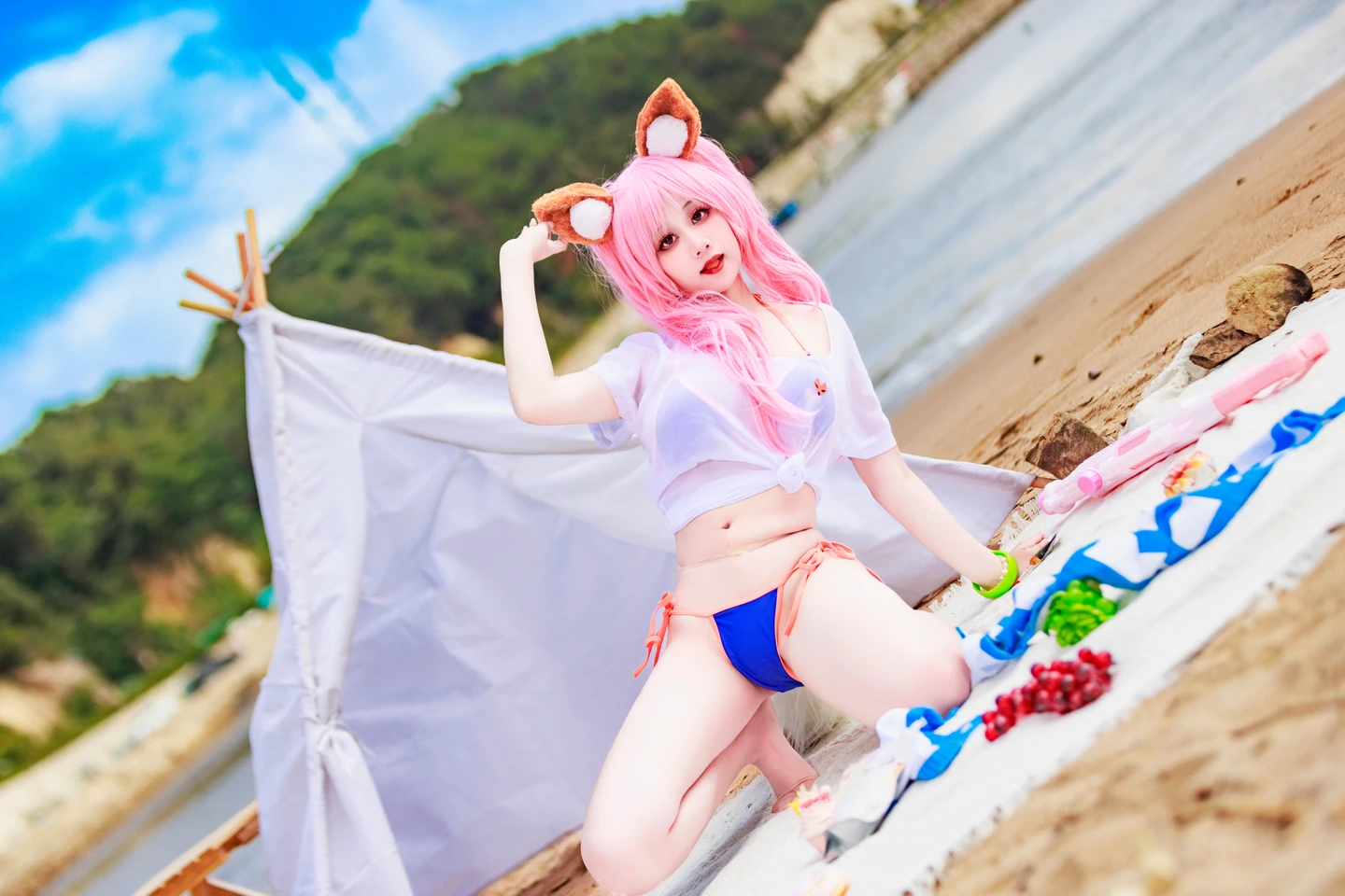 a-xue-xue - No.079 Fate/Grand Order Tamamo (Swimsuit) (76 photos) - A Xue Xue (阿雪雪) - Photo 32 of 76