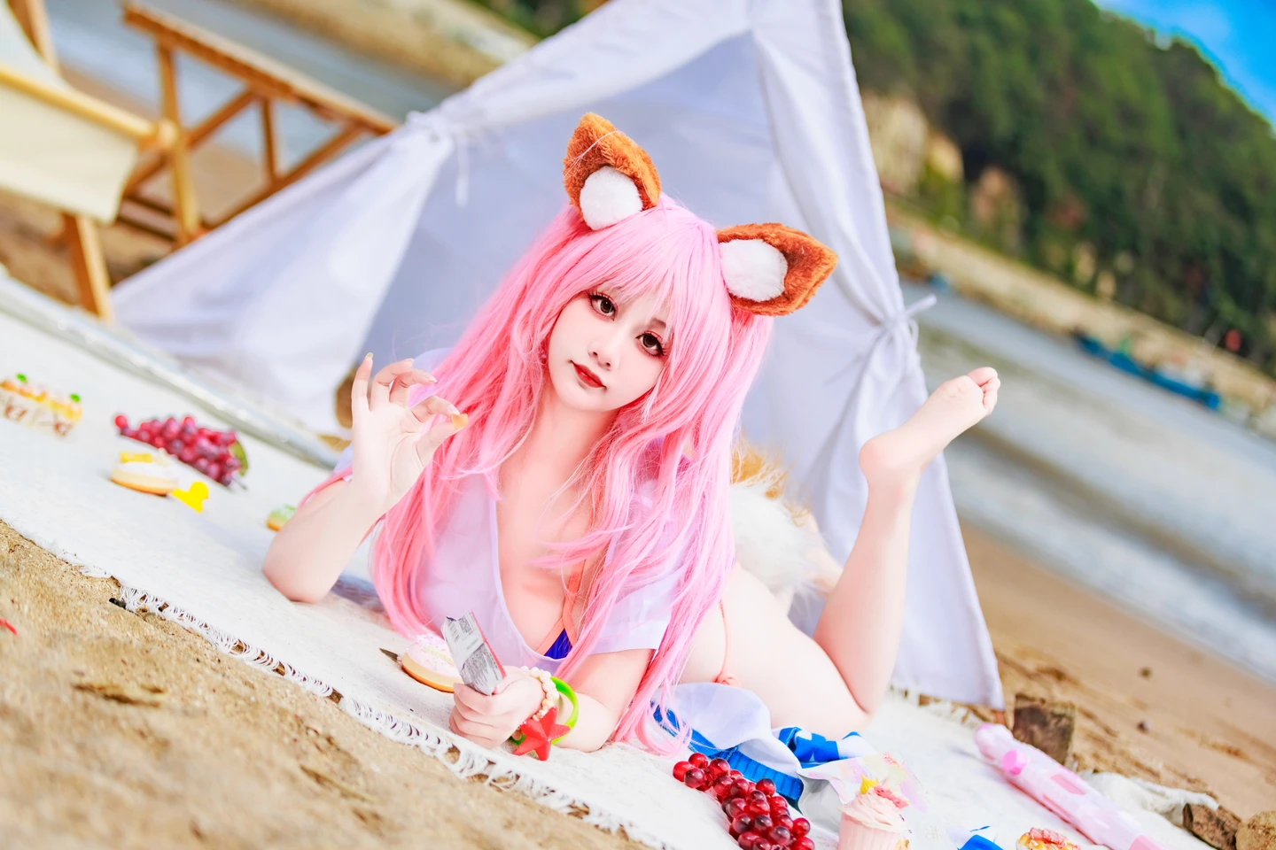 a-xue-xue - No.079 Fate/Grand Order Tamamo (Swimsuit) (76 photos) - A Xue Xue (阿雪雪) - Photo 40 of 76