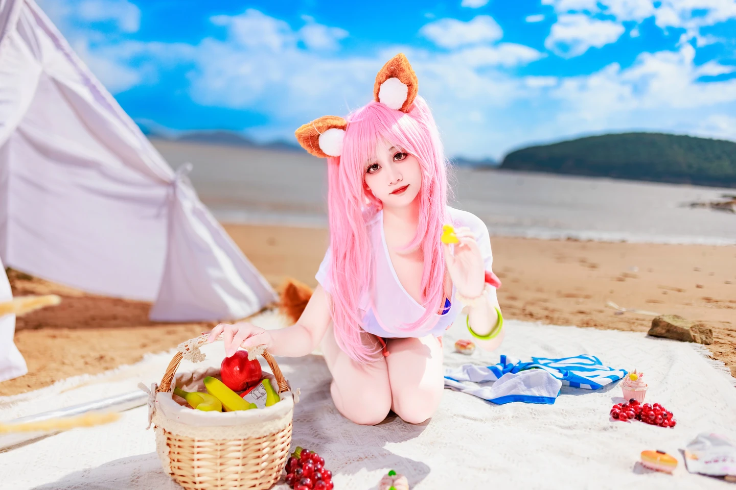 a-xue-xue - No.079 Fate/Grand Order Tamamo (Swimsuit) (76 photos) - A Xue Xue (阿雪雪) - Photo 46 of 76