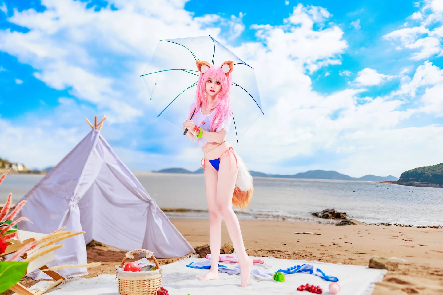 a-xue-xue - No.079 Fate/Grand Order Tamamo (Swimsuit) (76 photos) - A Xue Xue (阿雪雪) - Photo 56 of 76