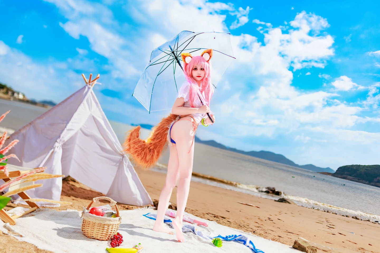 a-xue-xue - No.079 Fate/Grand Order Tamamo (Swimsuit) (76 photos) - A Xue Xue (阿雪雪) - Photo 58 of 76
