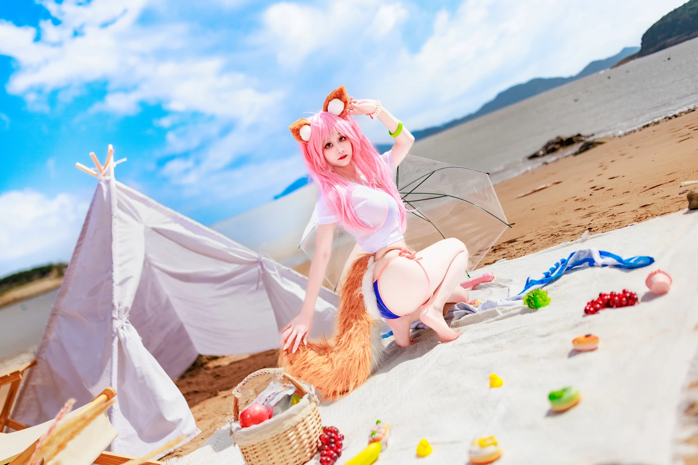 a-xue-xue - No.079 Fate/Grand Order Tamamo (Swimsuit) (76 photos) - A Xue Xue (阿雪雪) - Photo 60 of 76