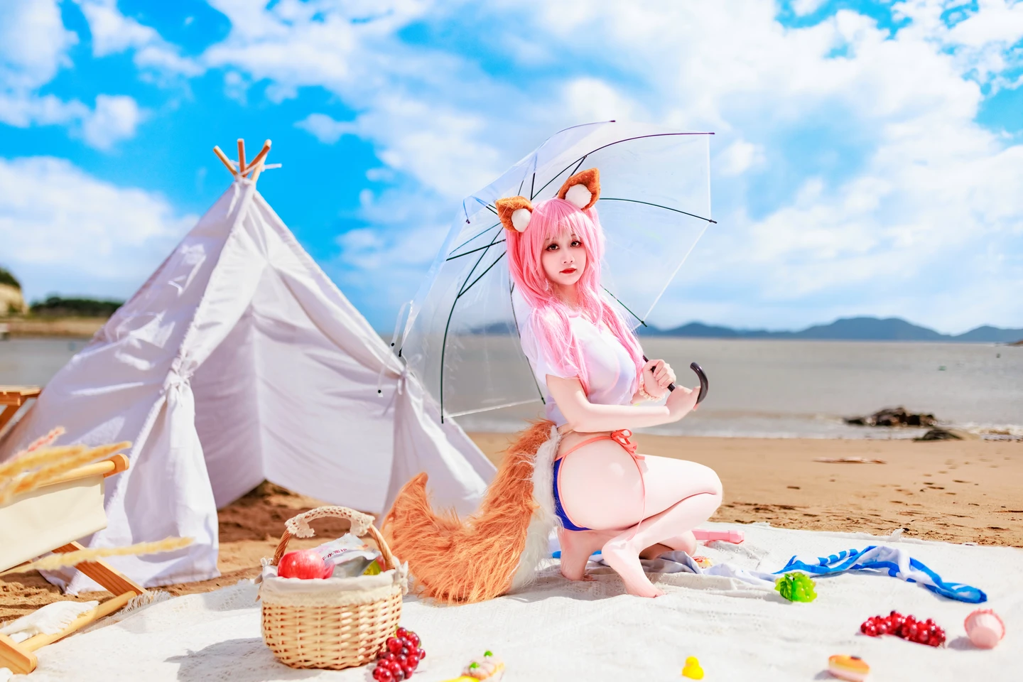 a-xue-xue - No.079 Fate/Grand Order Tamamo (Swimsuit) (76 photos) - A Xue Xue (阿雪雪) - Photo 62 of 76