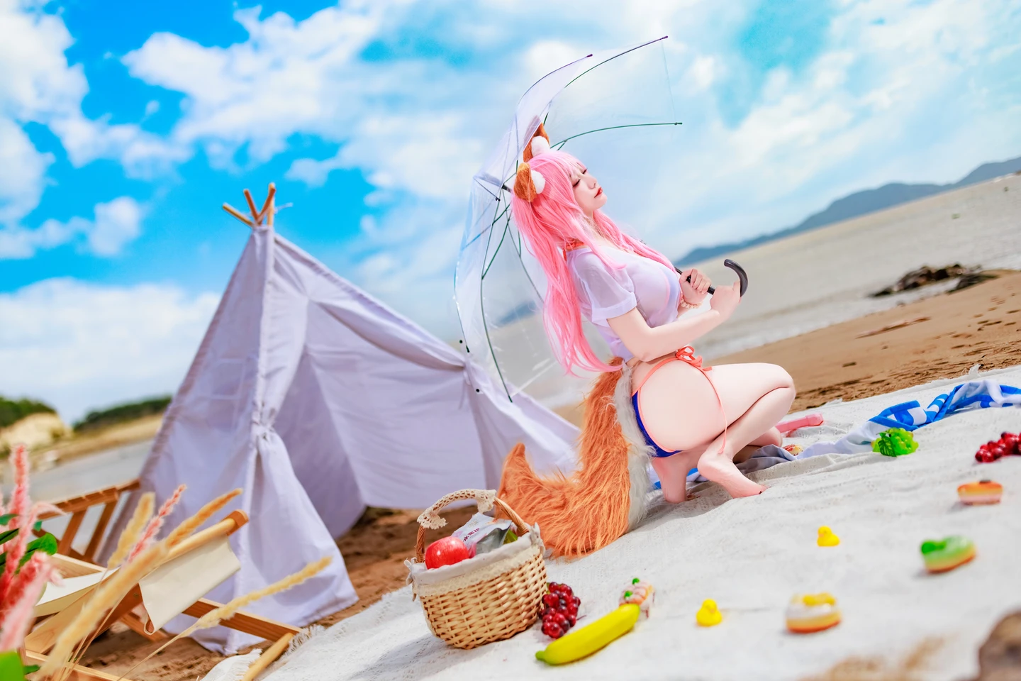 a-xue-xue - No.079 Fate/Grand Order Tamamo (Swimsuit) (76 photos) - A Xue Xue (阿雪雪) - Photo 64 of 76