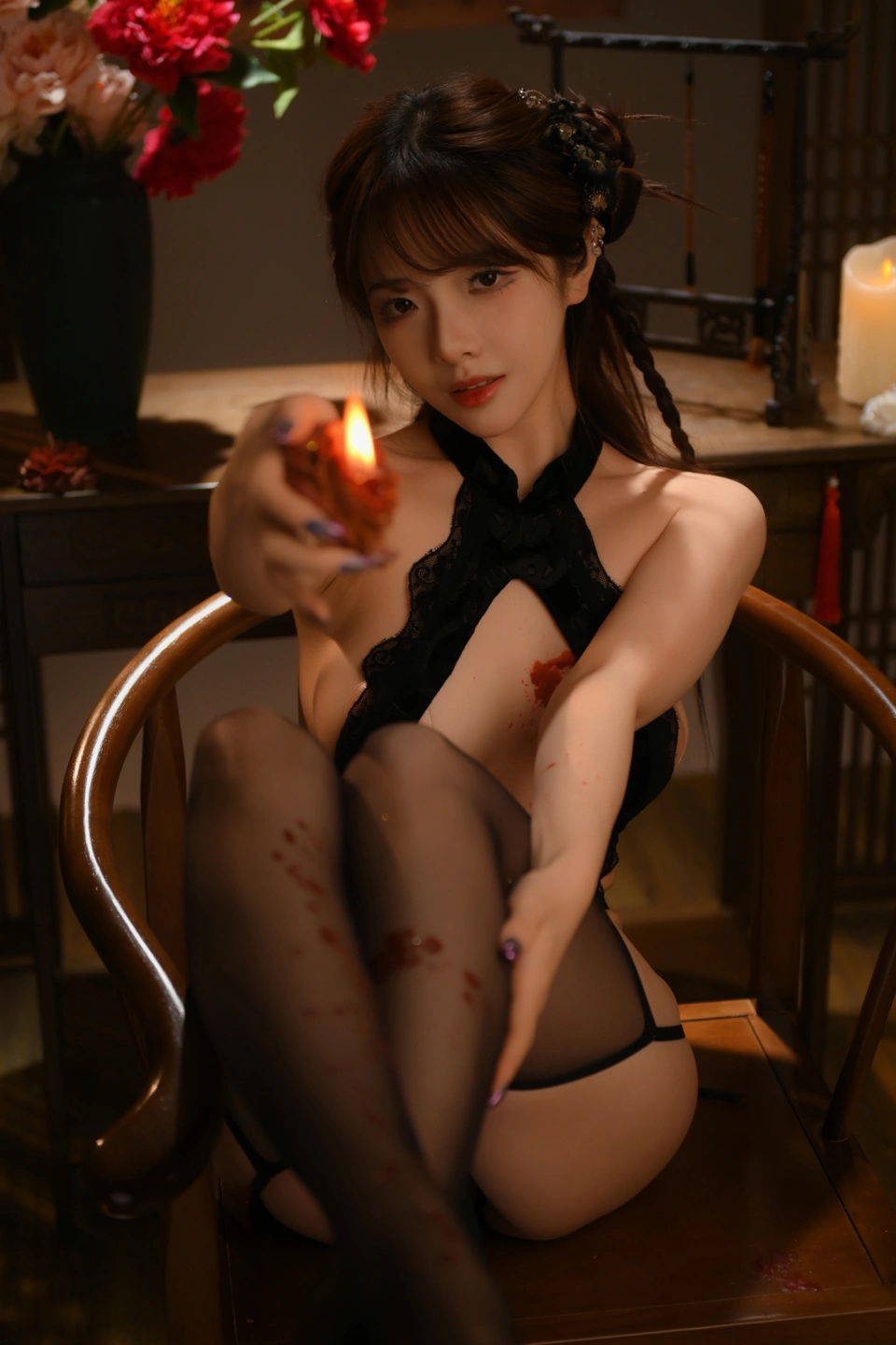 Wenmei Doesn't Make Sense - No.115 Candle Temperature [69P, (69 photos) - Wen Mei Bu Jiang Dao Li (雯妹不讲道理) - Photo 13 of 69