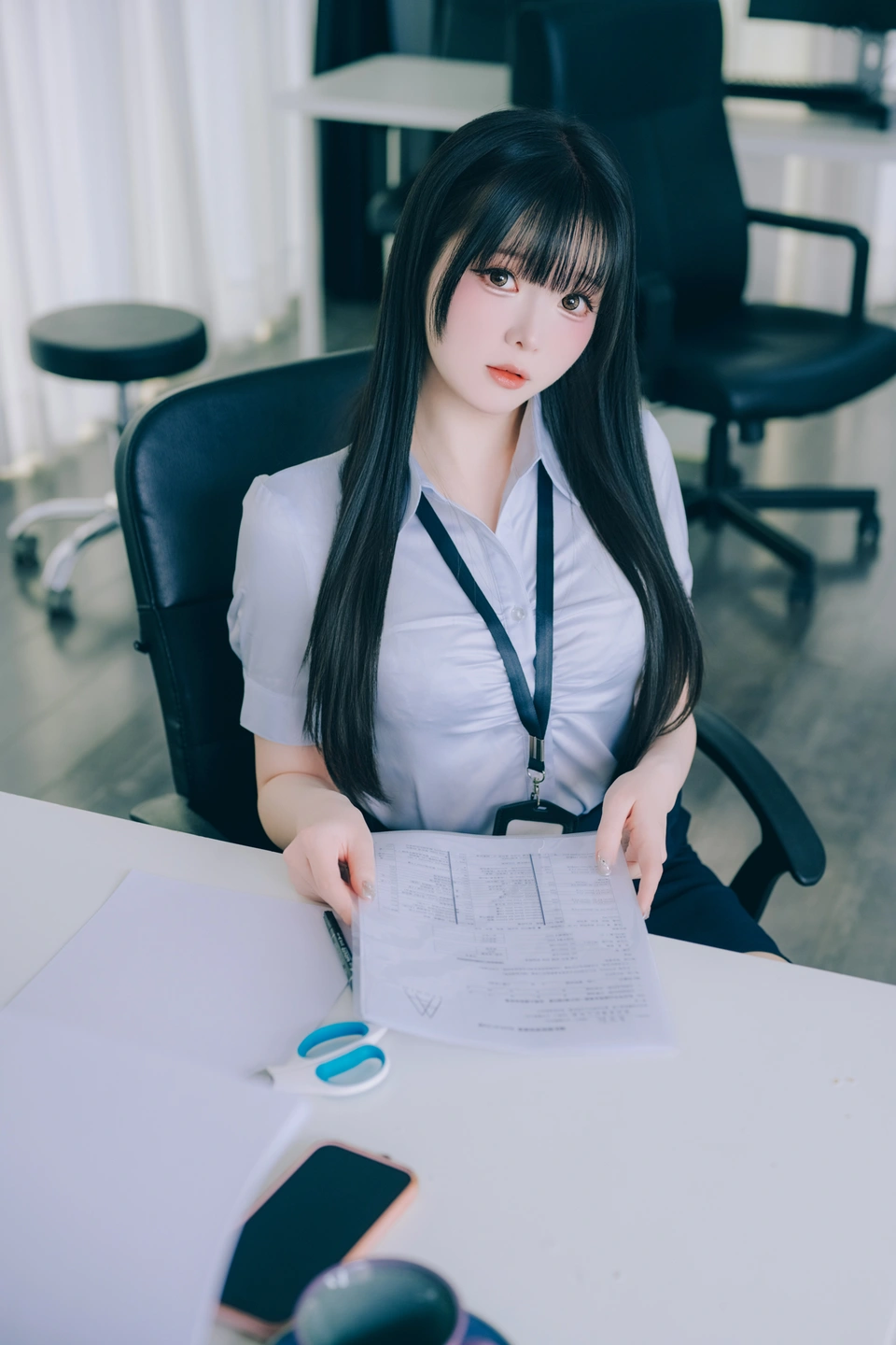 Shimo' Secret Office Vol.02 (139 photos) - Shuang Yue Shimo (霜月shimo) - Photo 2 of 139
