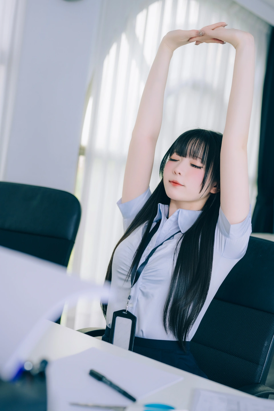Shimo' Secret Office Vol.02 (139 photos) - Shuang Yue Shimo (霜月shimo) - Photo 3 of 139