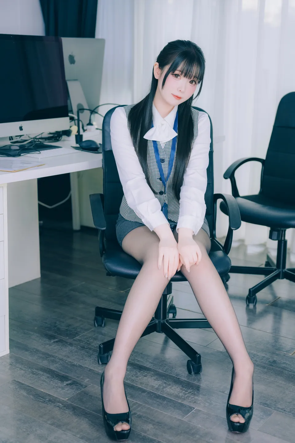 Shimo' Secret Office Vol.02 (139 photos) - Shuang Yue Shimo (霜月shimo) - Photo 46 of 139