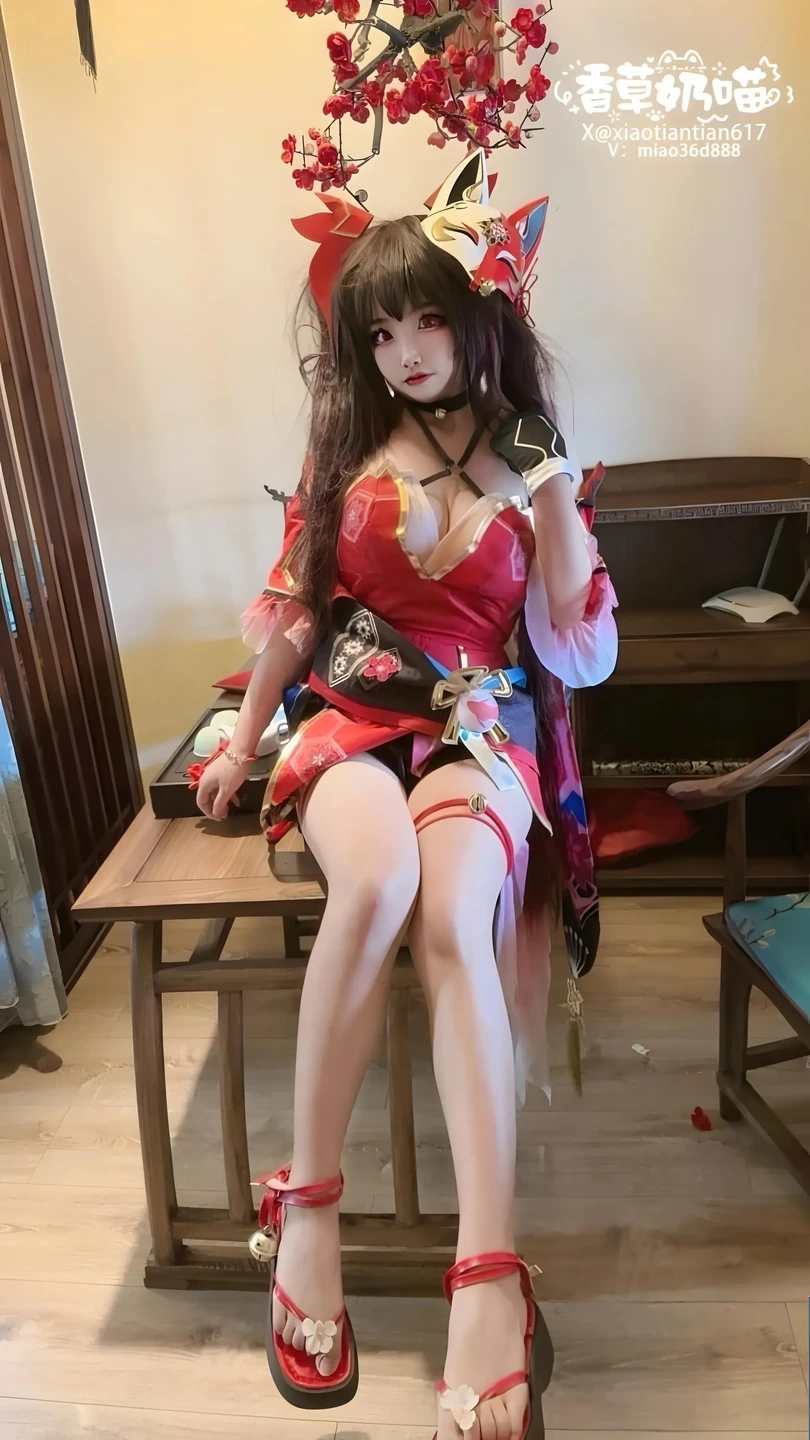 Xiang Cao Nai Miao - No.003 Fireworks [70P,9V-3.97GB]01 (70 photos) - Xiang Cao Nai Miao (香草奶喵) - Photo 1 of 70