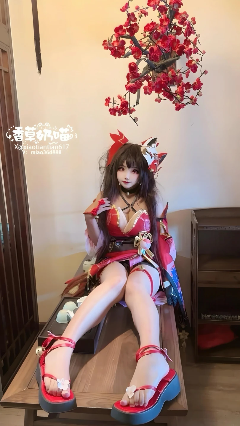 Xiang Cao Nai Miao - No.003 Fireworks [70P,9V-3.97GB]01 (70 photos) - Xiang Cao Nai Miao (香草奶喵) - Photo 7 of 70