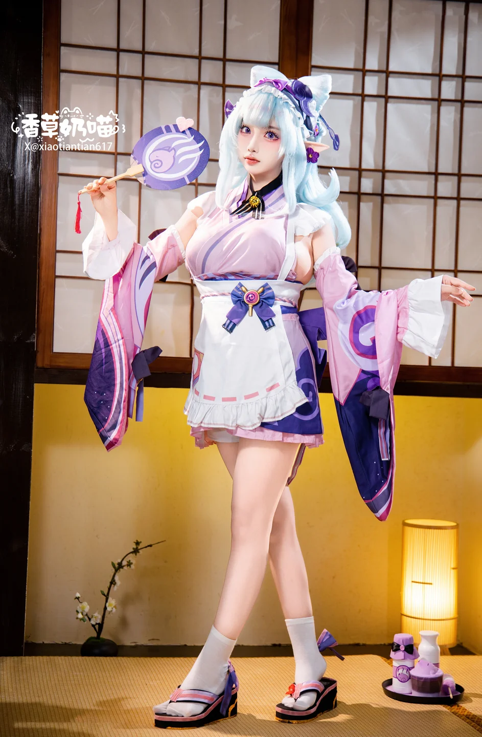 Xiang Cao Nai Miao - No.011 Dreamy Moon Yuzuriha (169 photos) - Xiang Cao Nai Miao (香草奶喵) - Photo 4 of 169