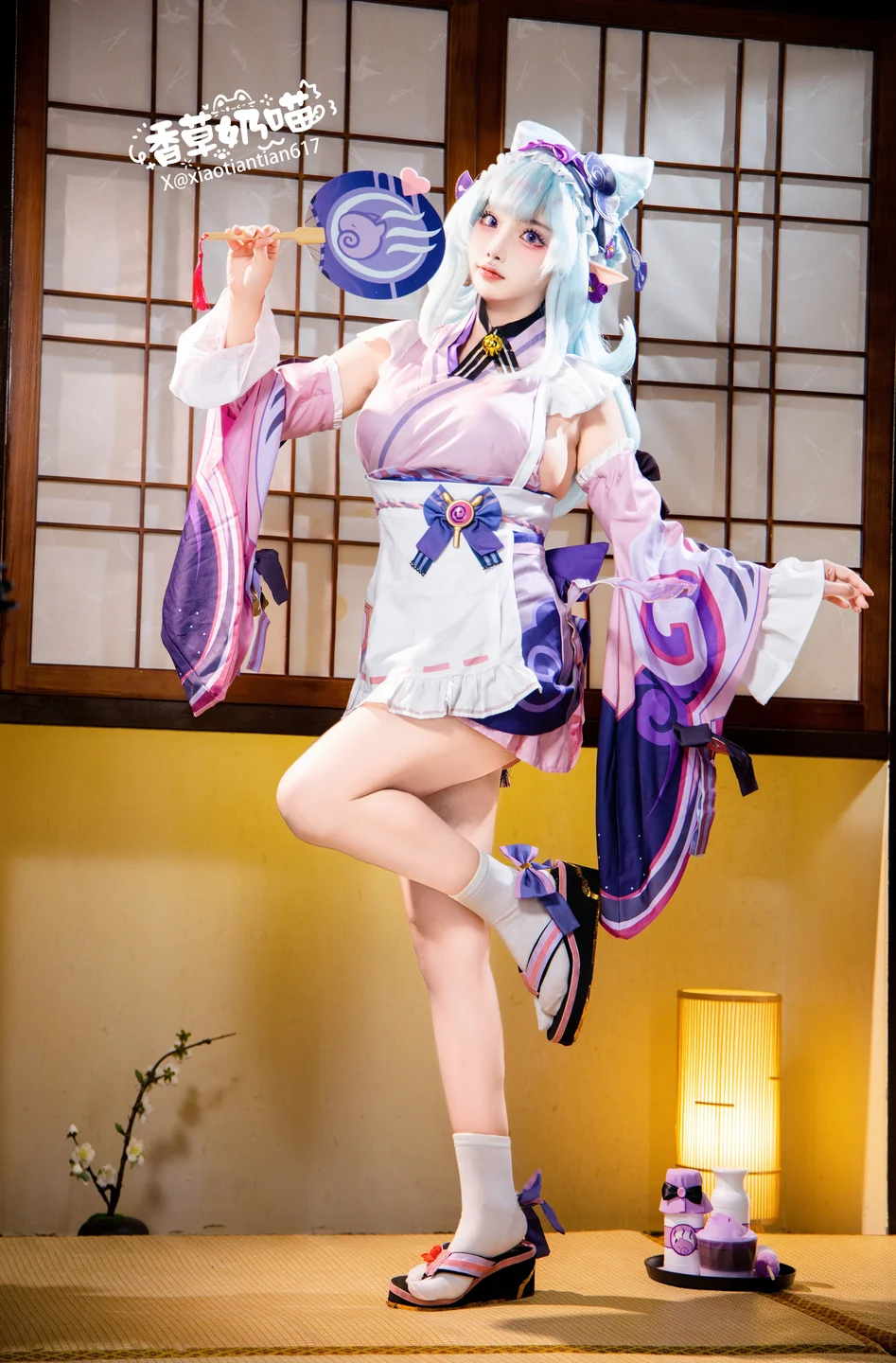 Xiang Cao Nai Miao - No.011 Dreamy Moon Yuzuriha (169 photos) - Xiang Cao Nai Miao (香草奶喵) - Photo 5 of 169