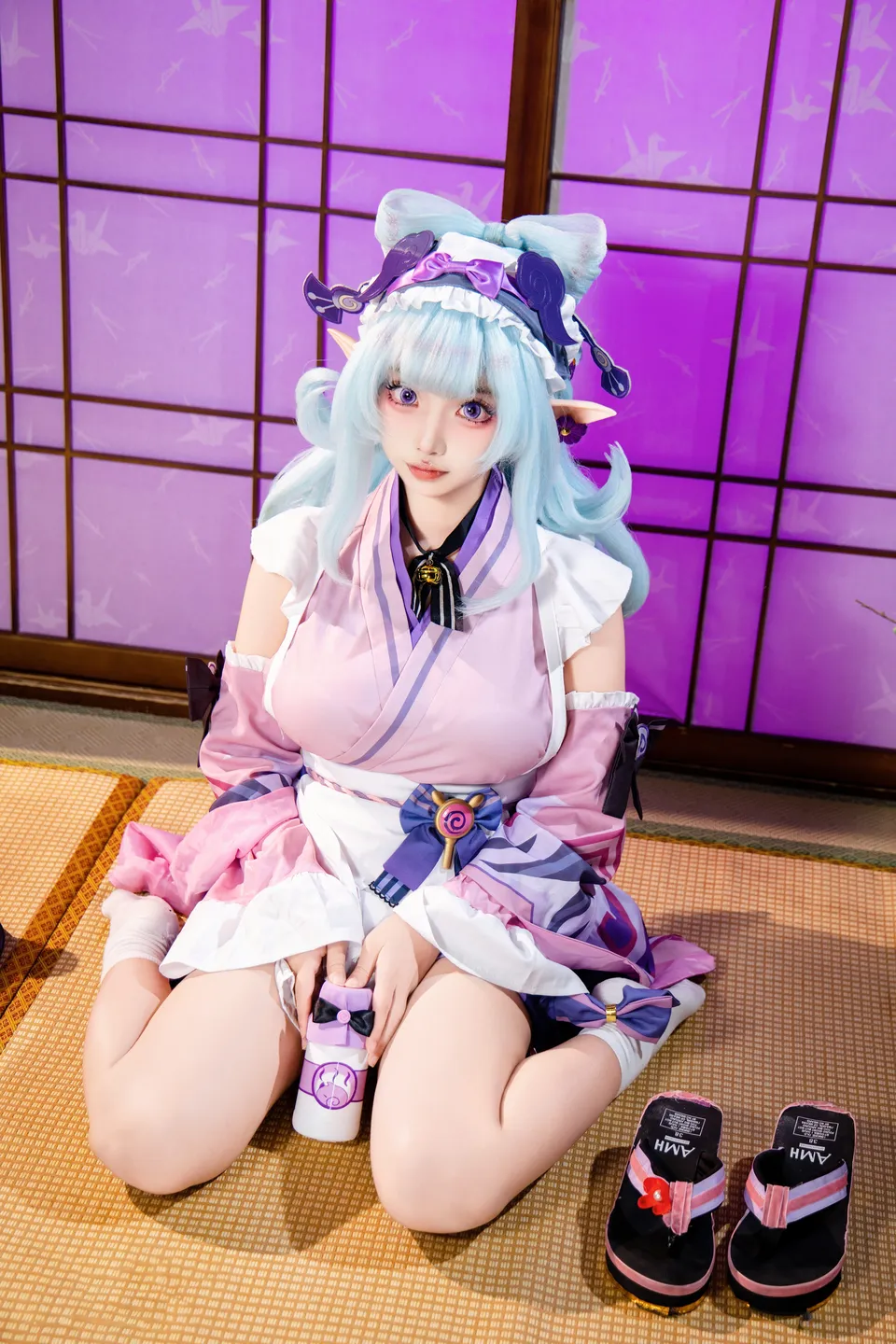 Xiang Cao Nai Miao - No.011 Dreamy Moon Yuzuriha (169 photos) - Xiang Cao Nai Miao (香草奶喵) - Photo 101 of 169