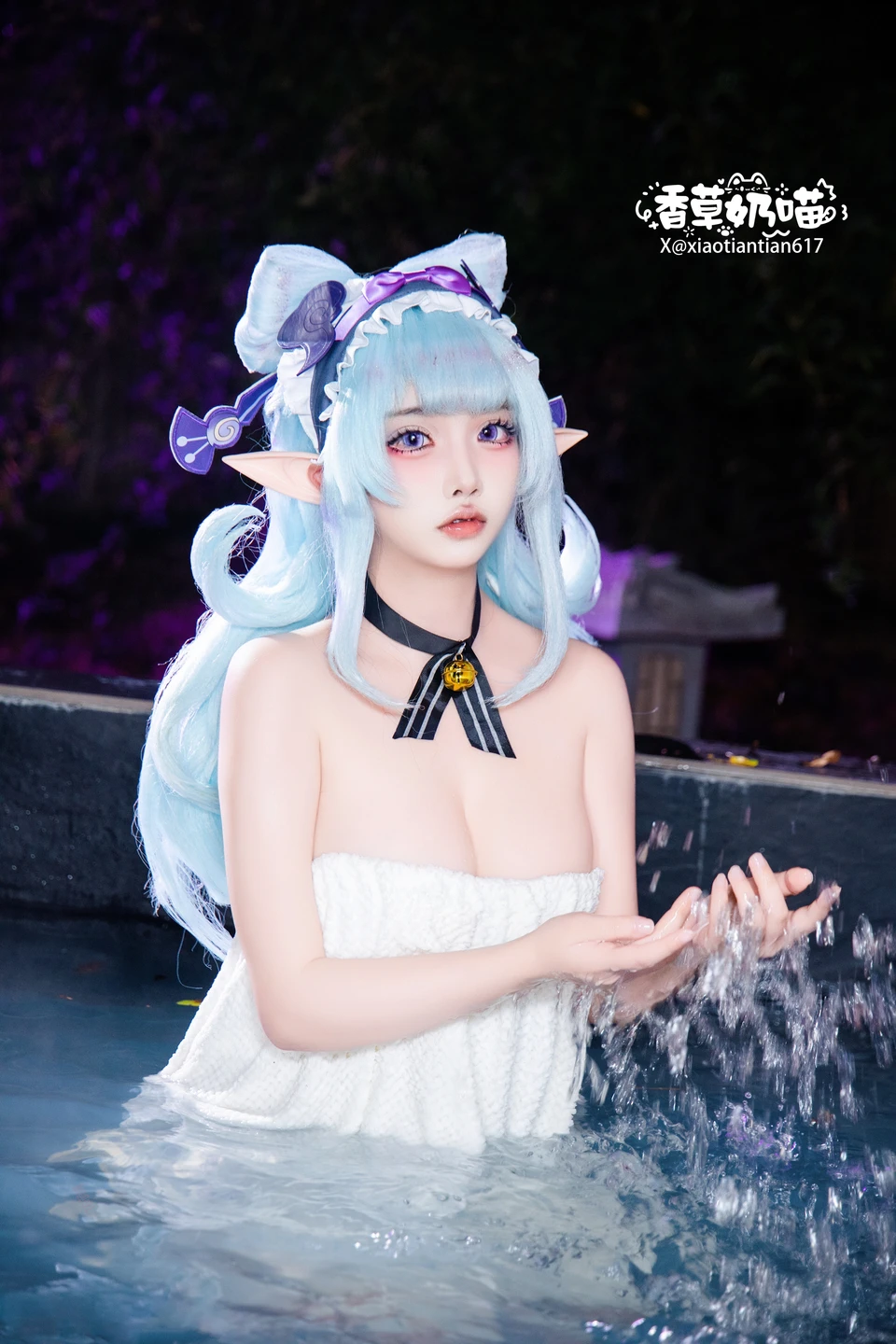 Xiang Cao Nai Miao - No.011 Dreamy Moon Yuzuriha (169 photos) - Xiang Cao Nai Miao (香草奶喵) - Photo 143 of 169