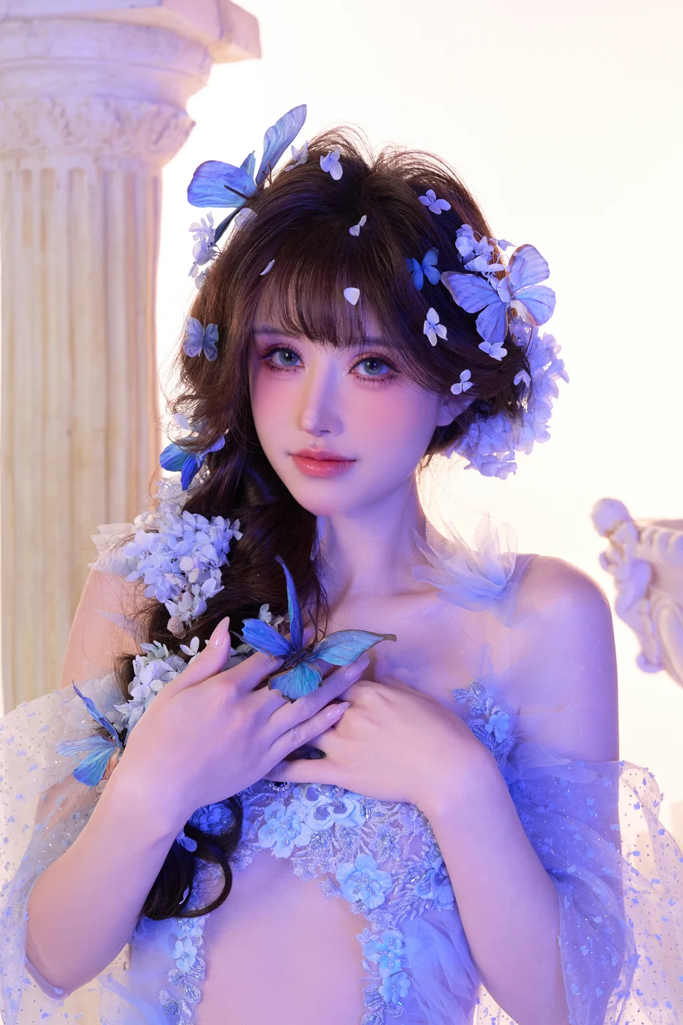 Lu Basui baby - No.111 Butterfly Dream Gown [78P, (78 photos) - Lu Ba Sui Baby (鹿八岁baby) - Photo 3 of 78
