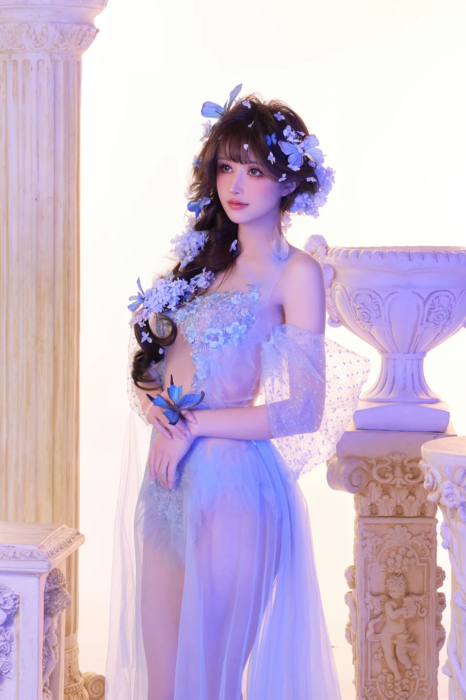 Lu Basui baby - No.111 Butterfly Dream Gown [78P, (78 photos) - Lu Ba Sui Baby (鹿八岁baby) - Photo 8 of 78