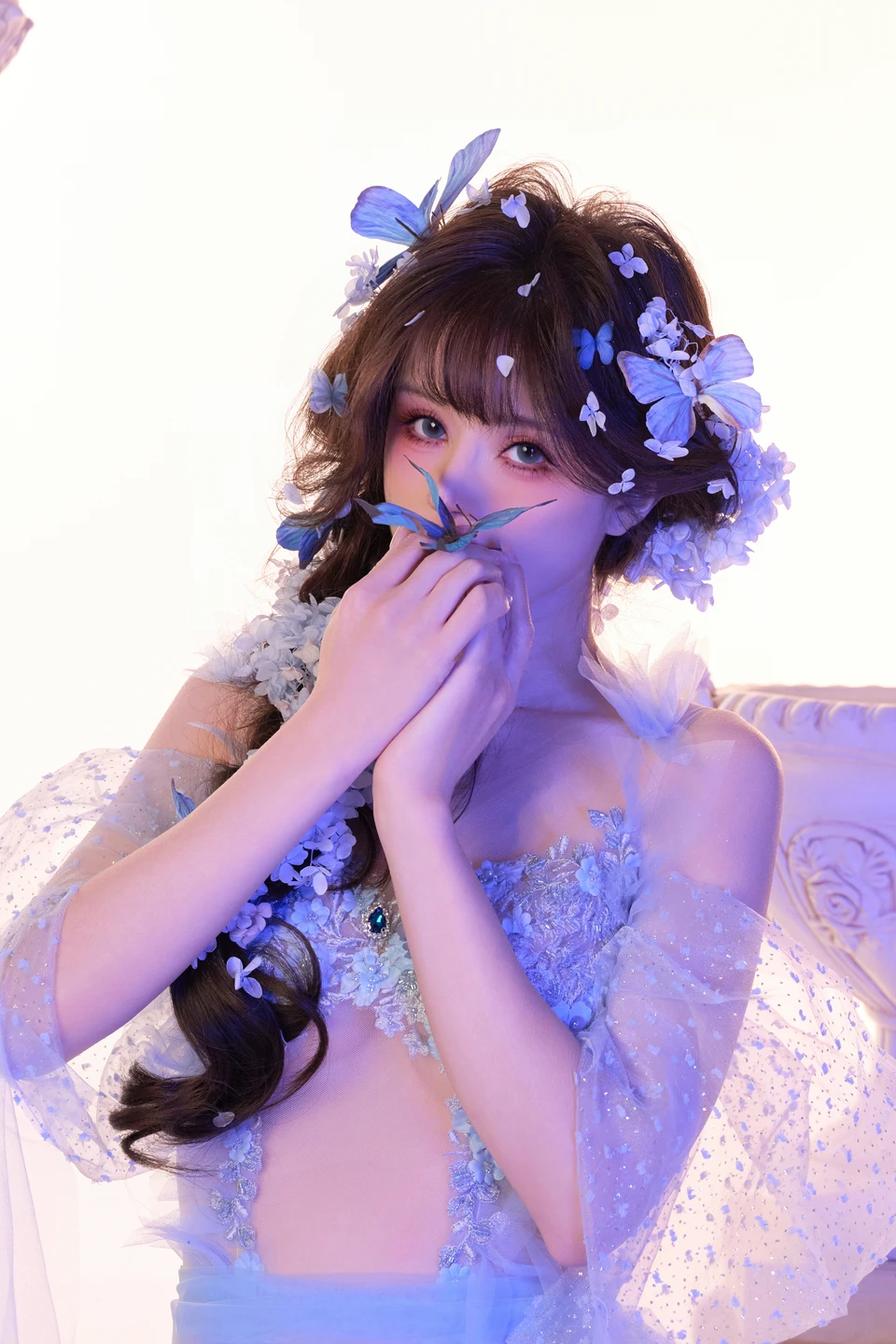 Lu Basui baby - No.111 Butterfly Dream Gown [78P, (78 photos) - Lu Ba Sui Baby (鹿八岁baby) - Photo 9 of 78