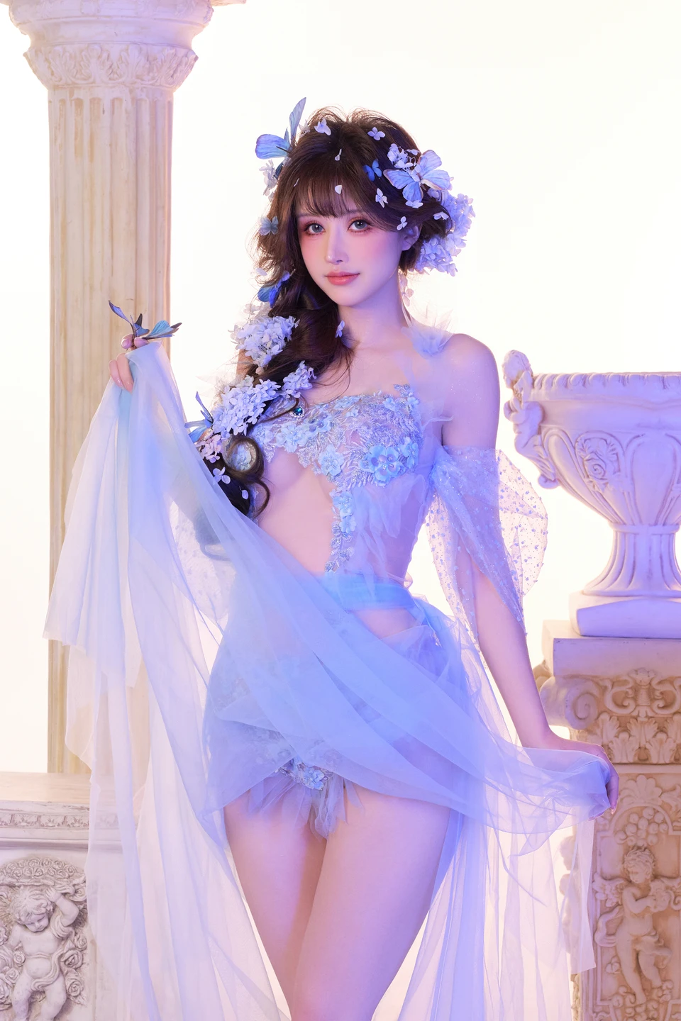 Lu Basui baby - No.111 Butterfly Dream Gown [78P, (78 photos) - Lu Ba Sui Baby (鹿八岁baby) - Photo 10 of 78