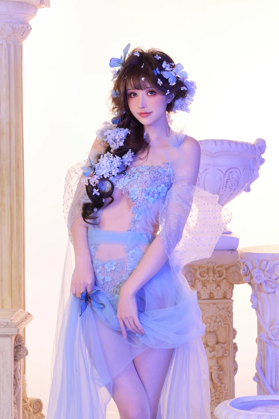 Lu Basui baby - No.111 Butterfly Dream Gown [78P, (78 photos) - Lu Ba Sui Baby (鹿八岁baby) - Photo 11 of 78