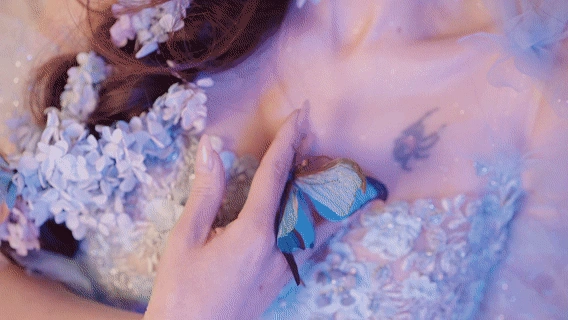 Lu Basui baby - No.111 Butterfly Dream Gown [78P, (78 photos) - Lu Ba Sui Baby (鹿八岁baby) - Photo 69 of 78