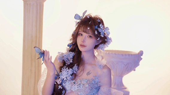 Lu Basui baby - No.111 Butterfly Dream Gown [78P, (78 photos) - Lu Ba Sui Baby (鹿八岁baby) - Photo 75 of 78