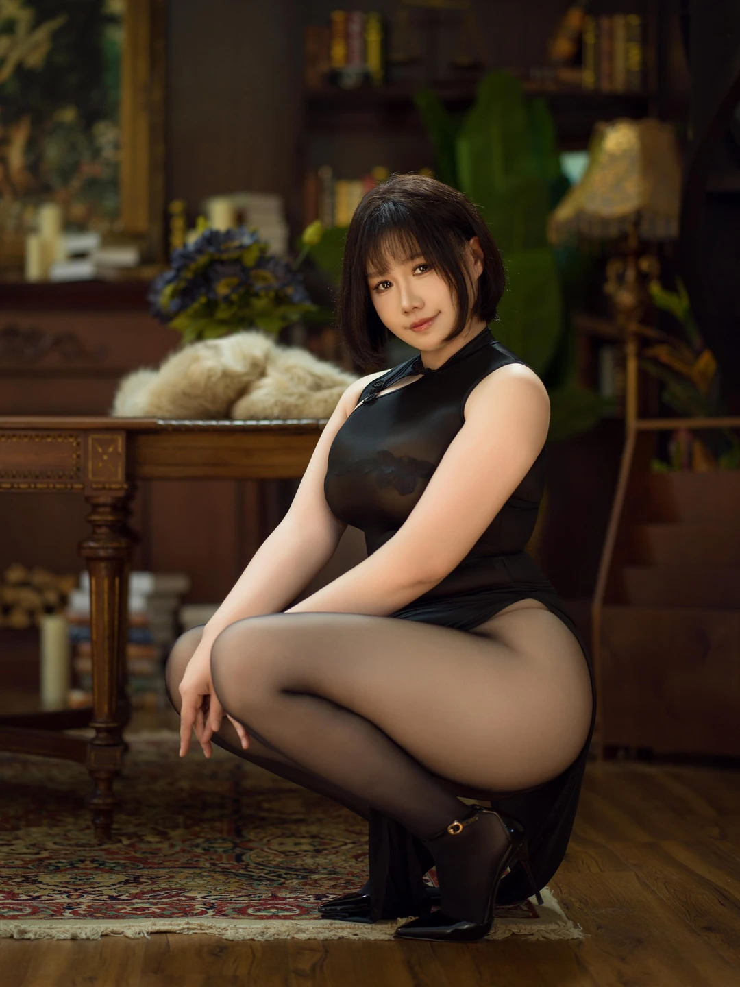 Ma Hua Ma Hua Jiang - MHA065 Cheongsam Collection [125P, (125 photos) - Ma Hua Ma Hua Jiang (麻花麻花酱) - Photo 35 of 125