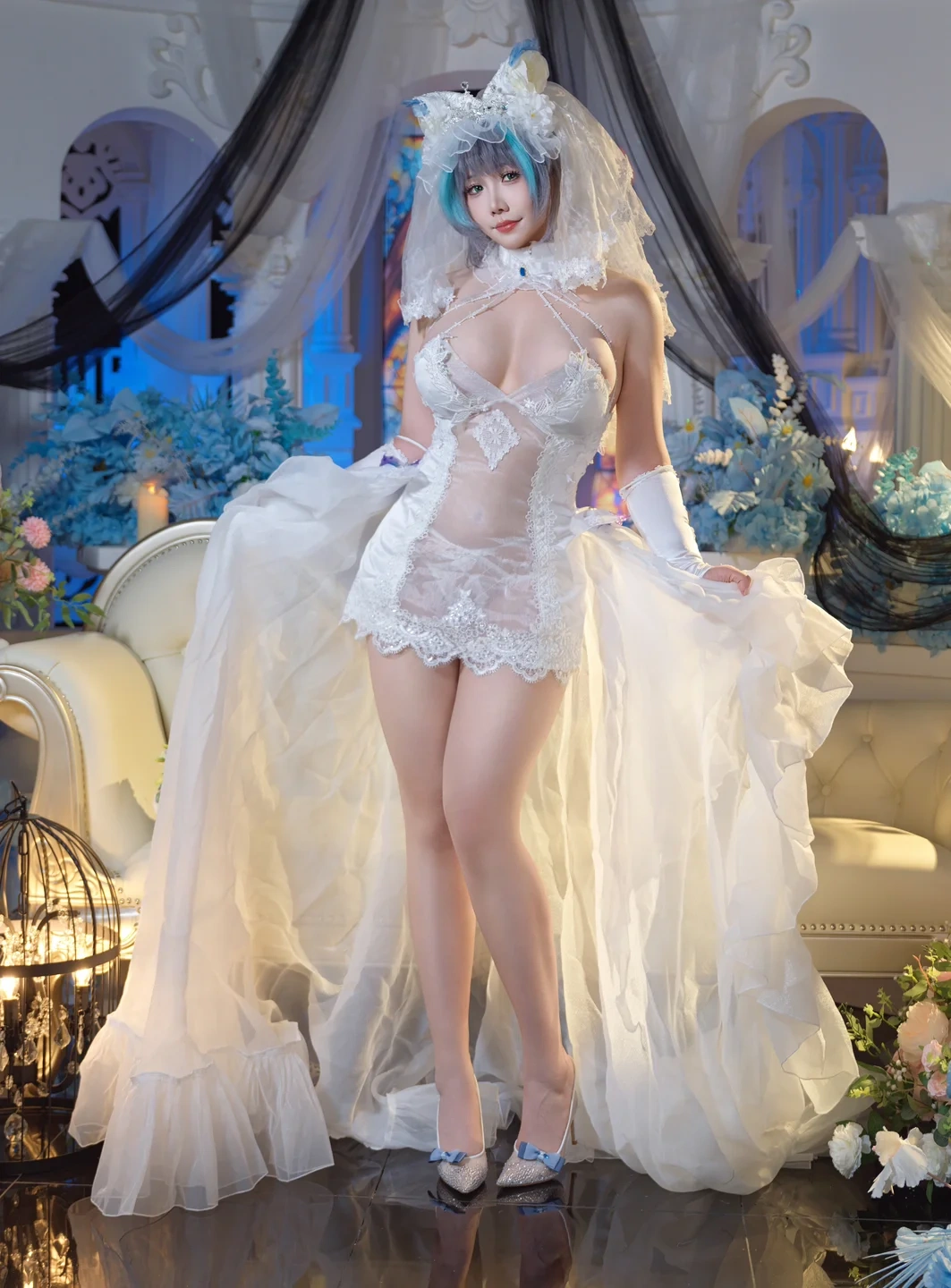 ma-hua-ma-hua-jiang Azur Lane Shiranui Underwear Bride 32P, (32 photos) - Ma Hua Ma Hua Jiang (麻花麻花酱) - Photo 1 of 32