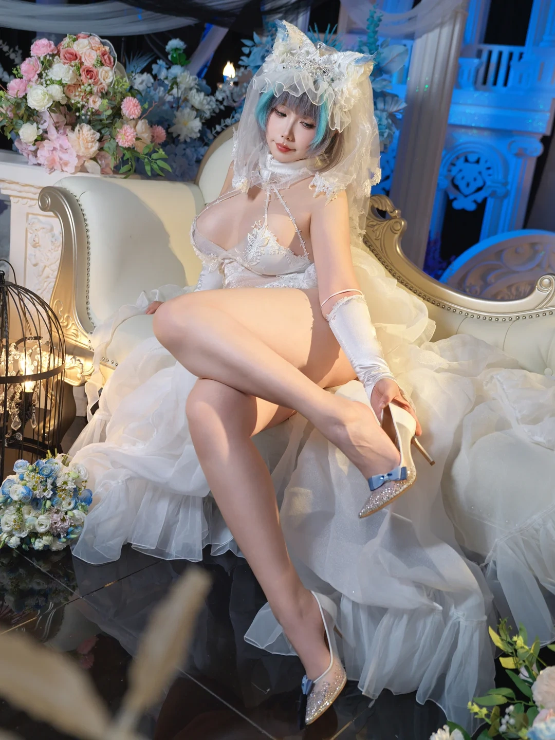 ma-hua-ma-hua-jiang Azur Lane Shiranui Underwear Bride 32P, (32 photos) - Ma Hua Ma Hua Jiang (麻花麻花酱) - Photo 7 of 32